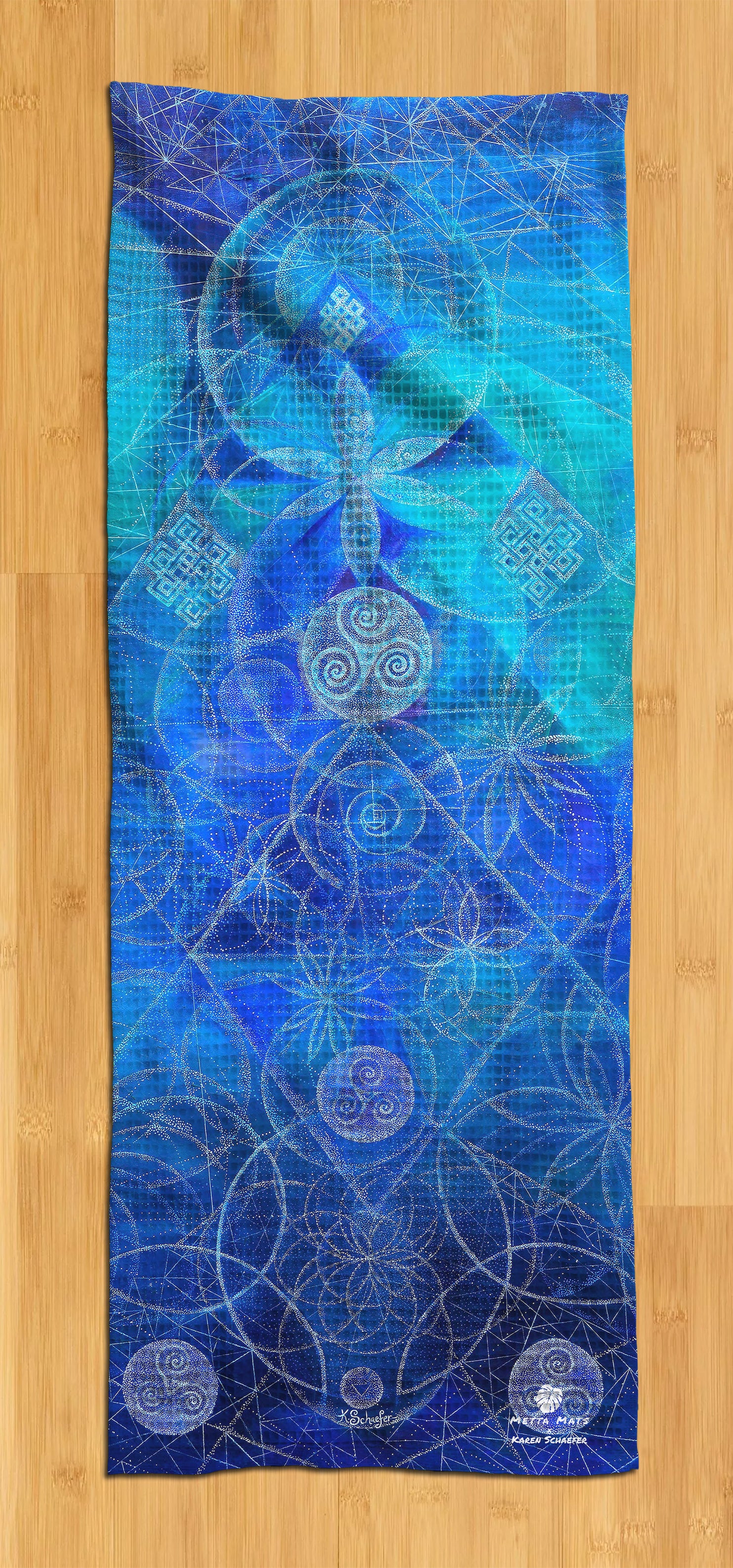 "Seeds of Support" Yoga Towel