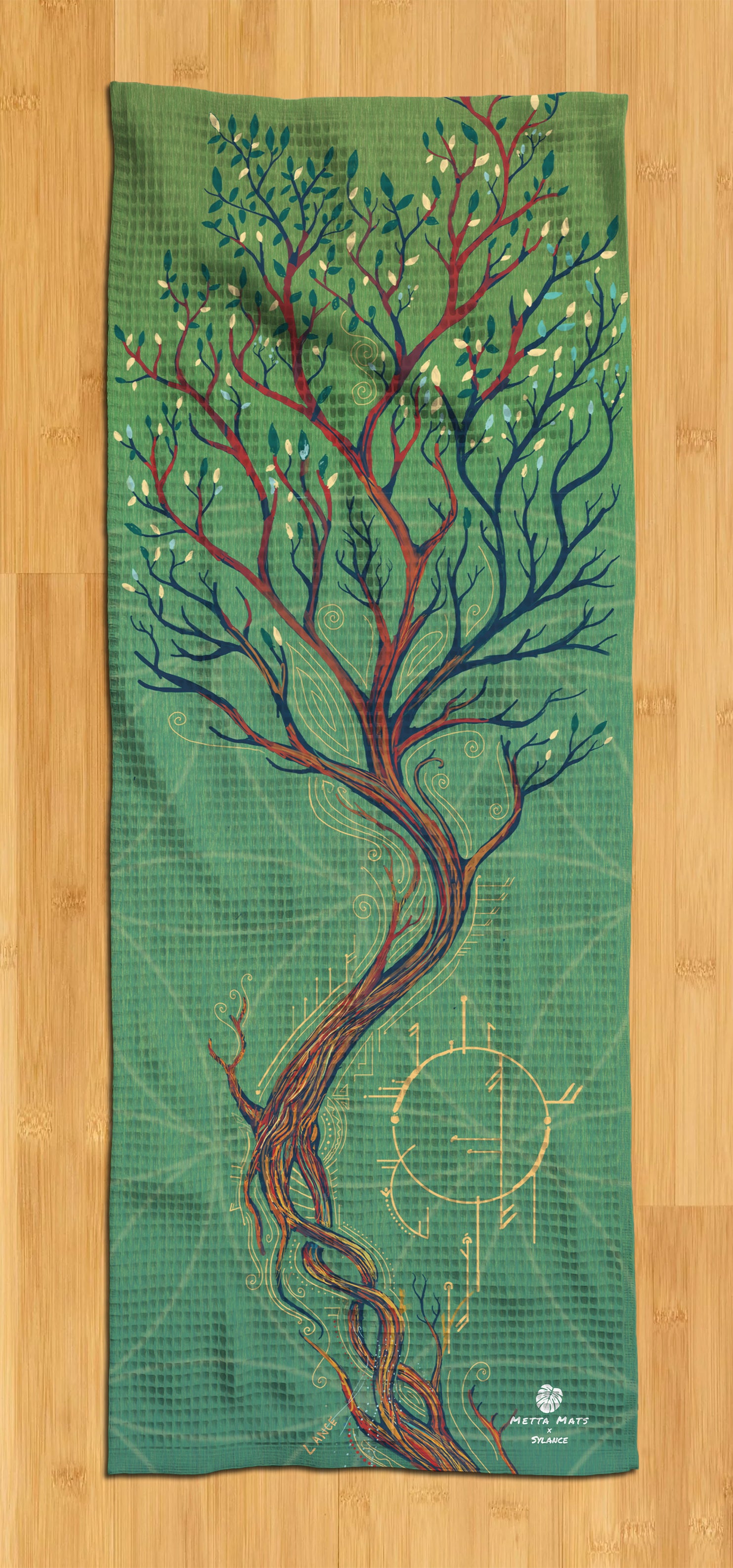 "Tree" Yoga Towel