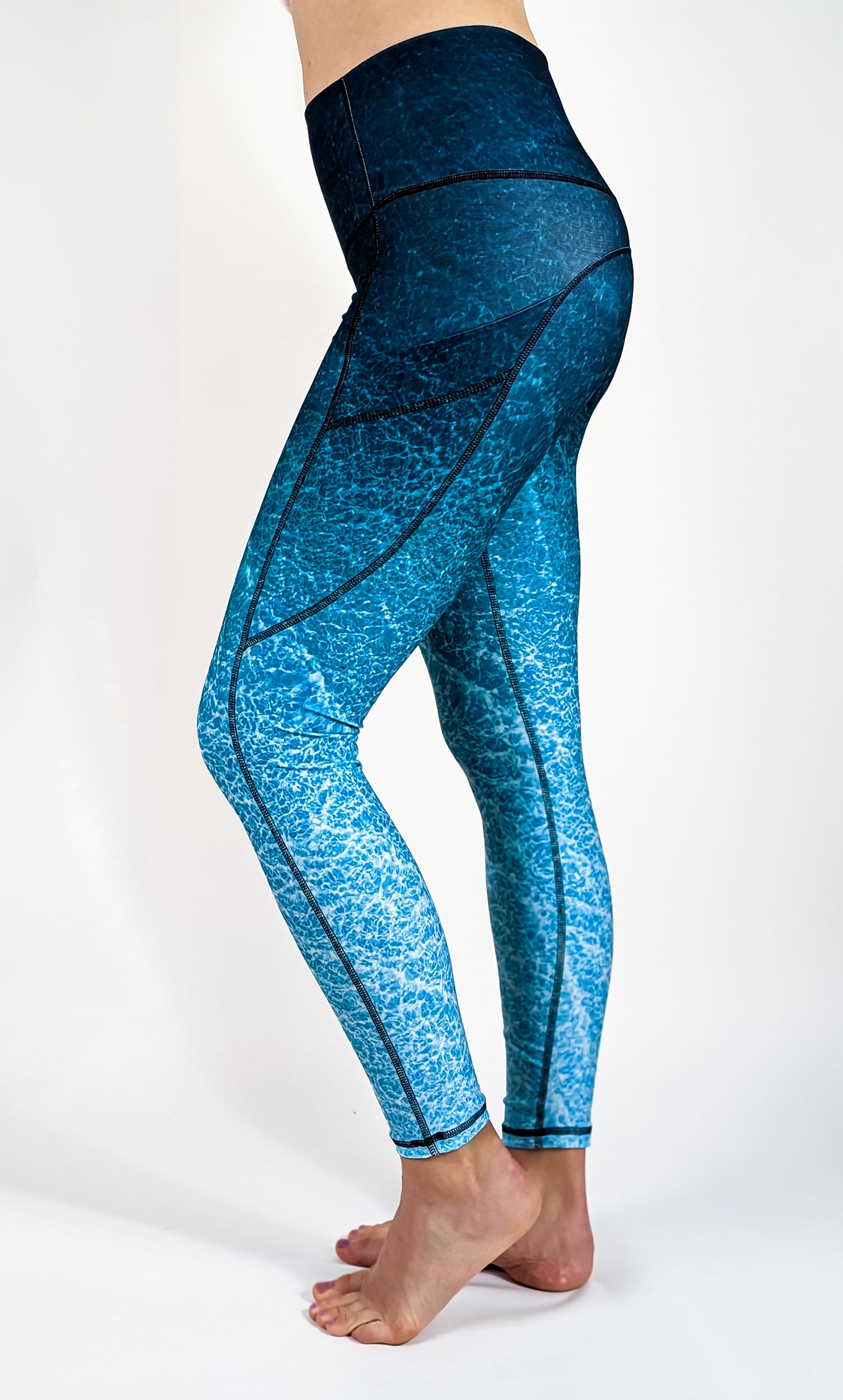 "Clearwater Cool" Yoga Leggings