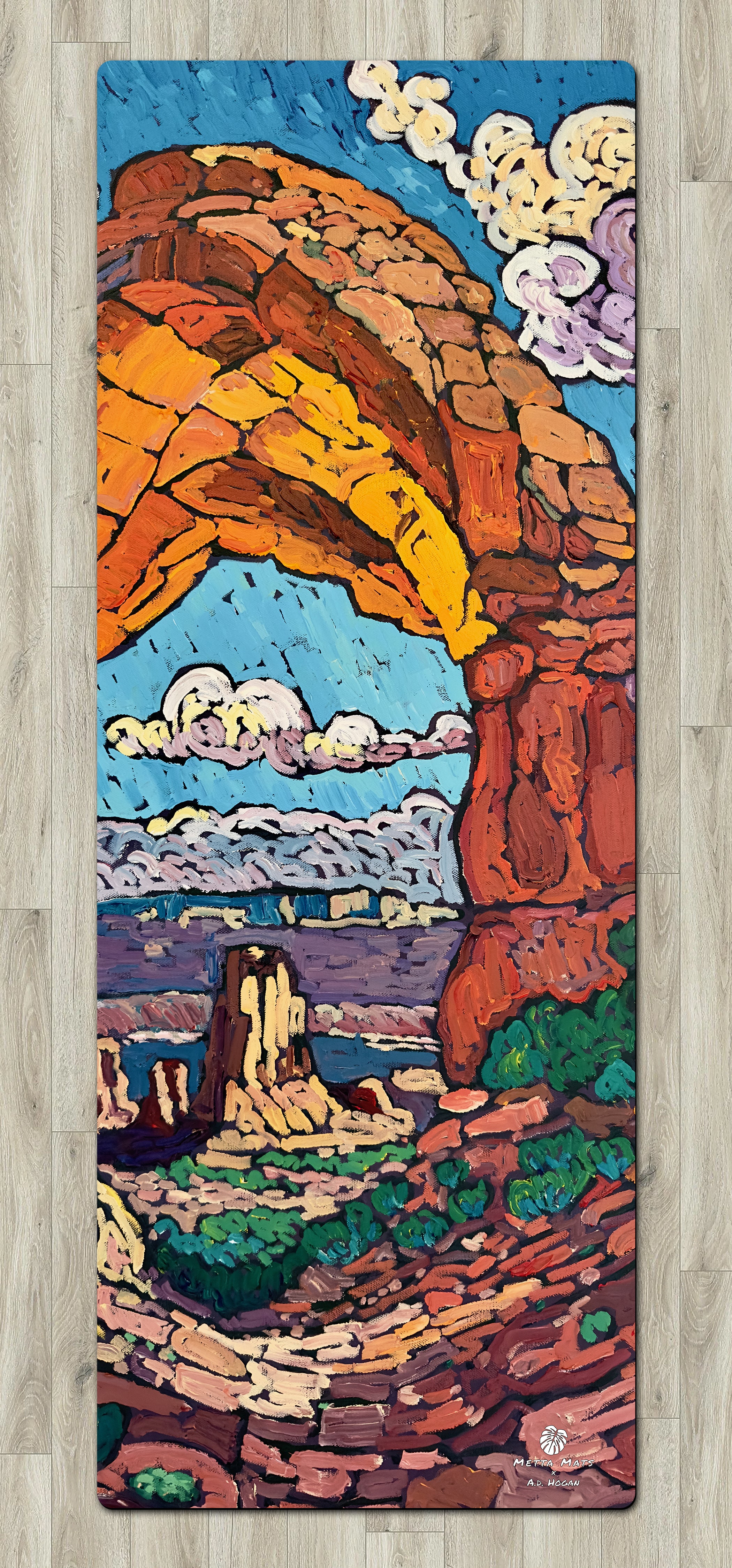 "Arches" Yoga Mat