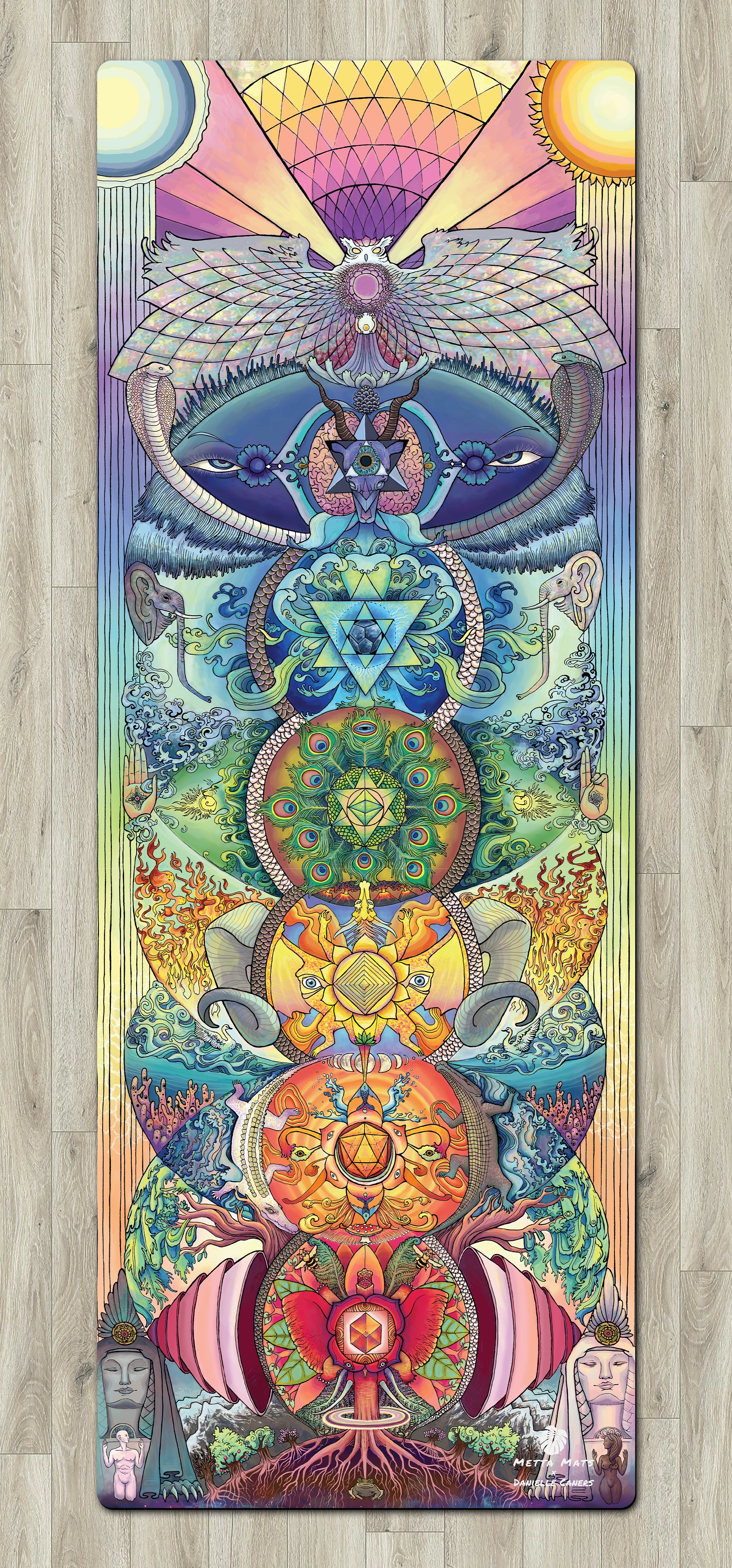 "Waking Life" Yoga Mat