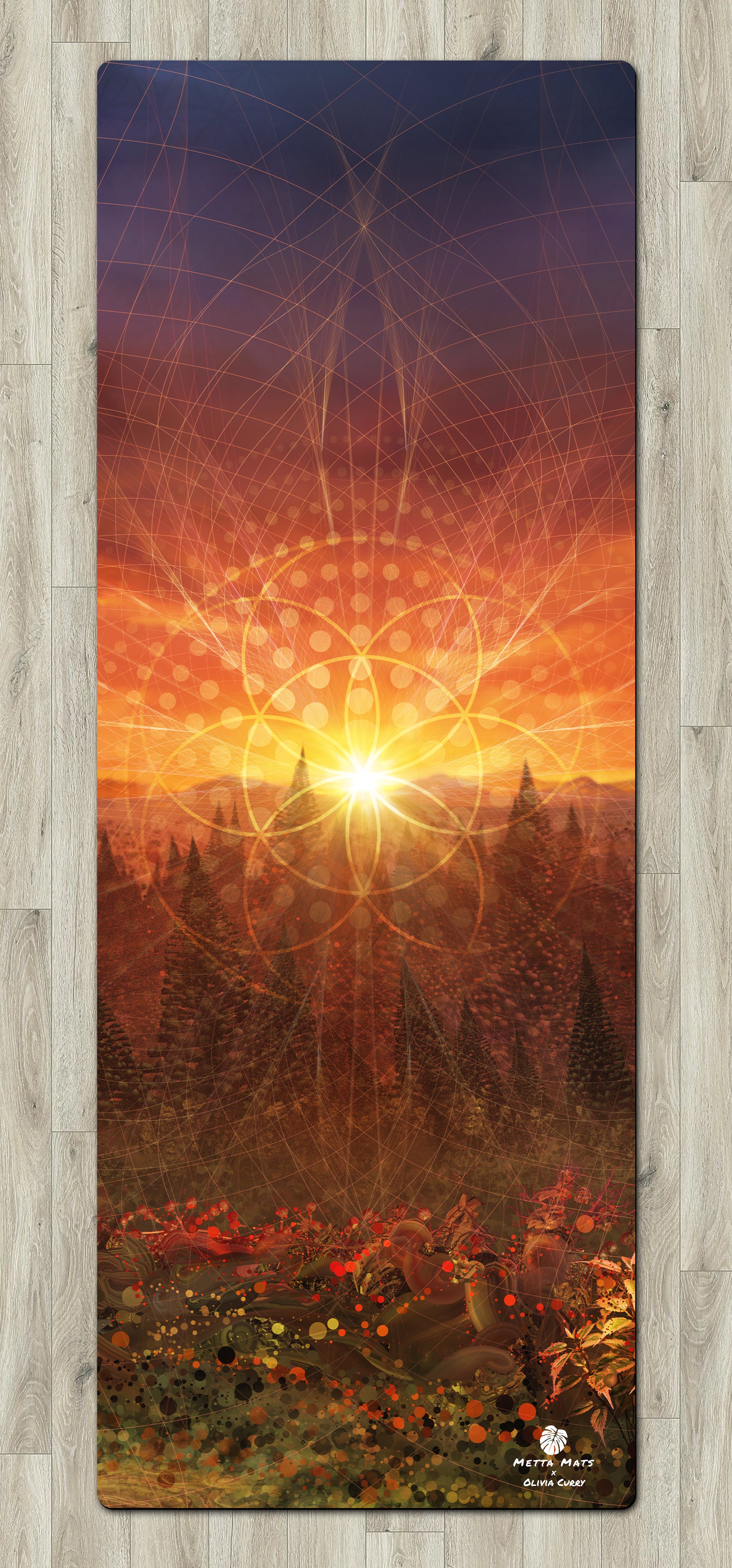 "Solar Memory" Yoga Mat