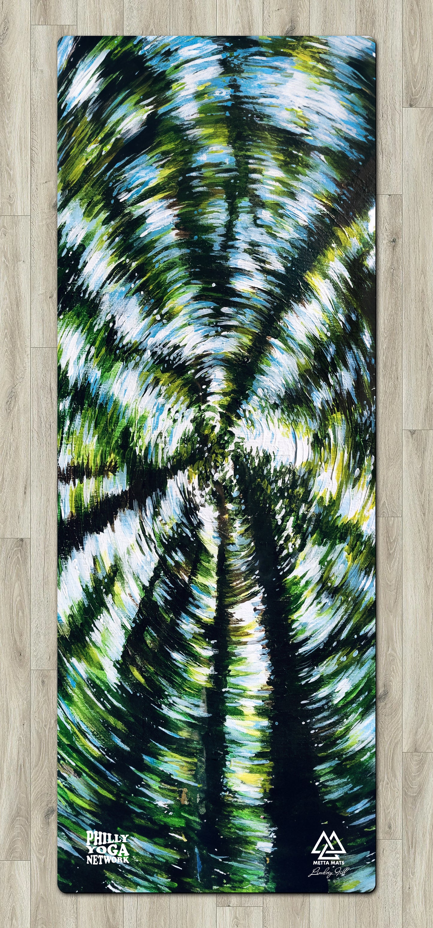 "Vertical Horizons" Yoga Mat