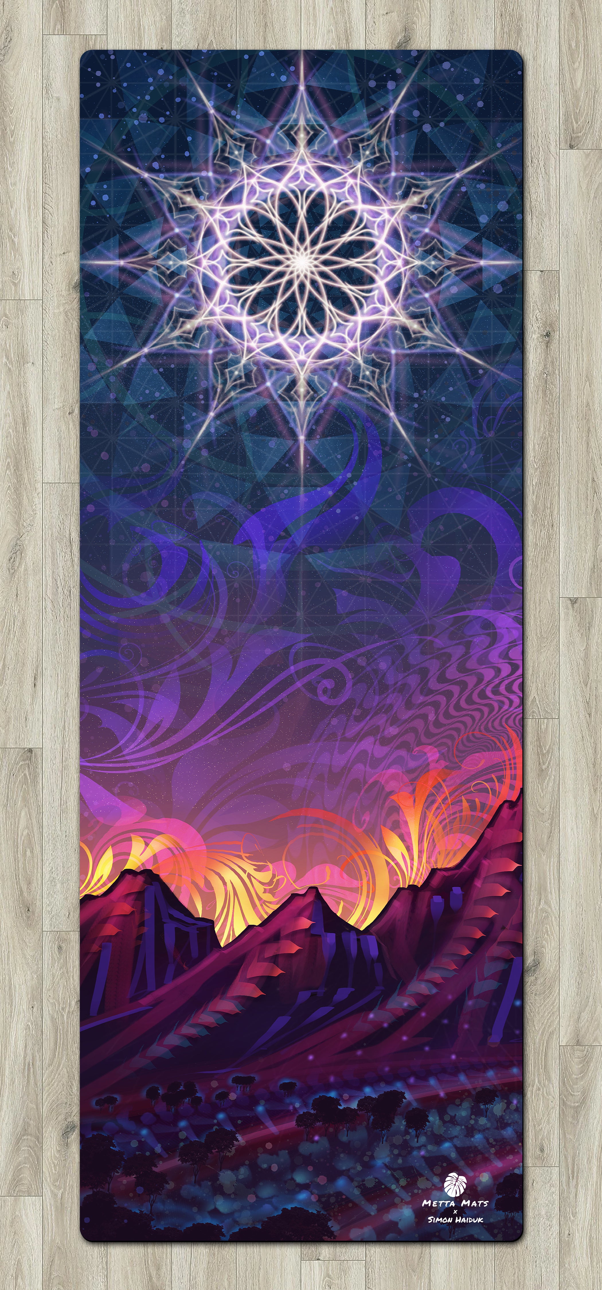"Mycelia Luna" Yoga Mat