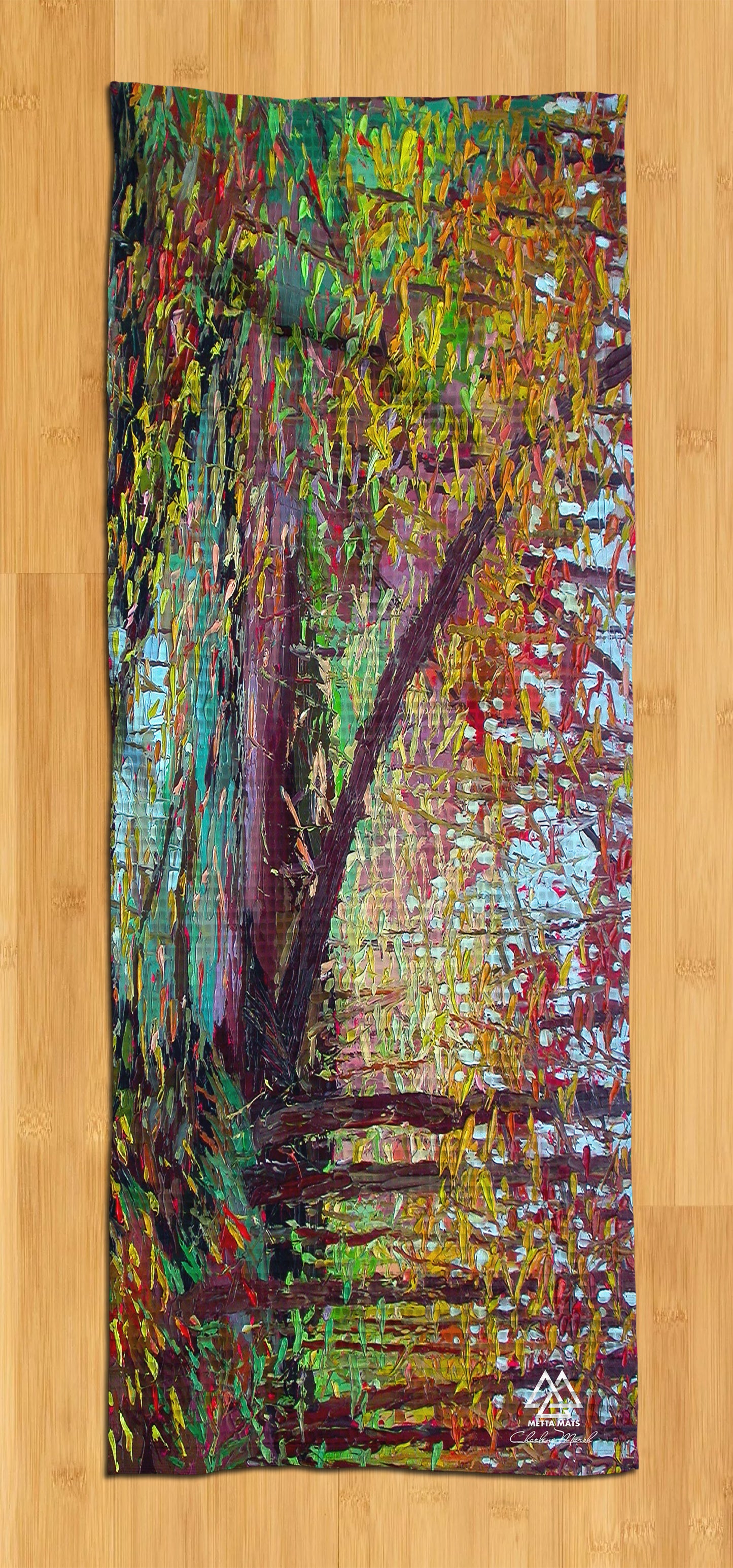 "Autumn Leaves" Yoga Towel
