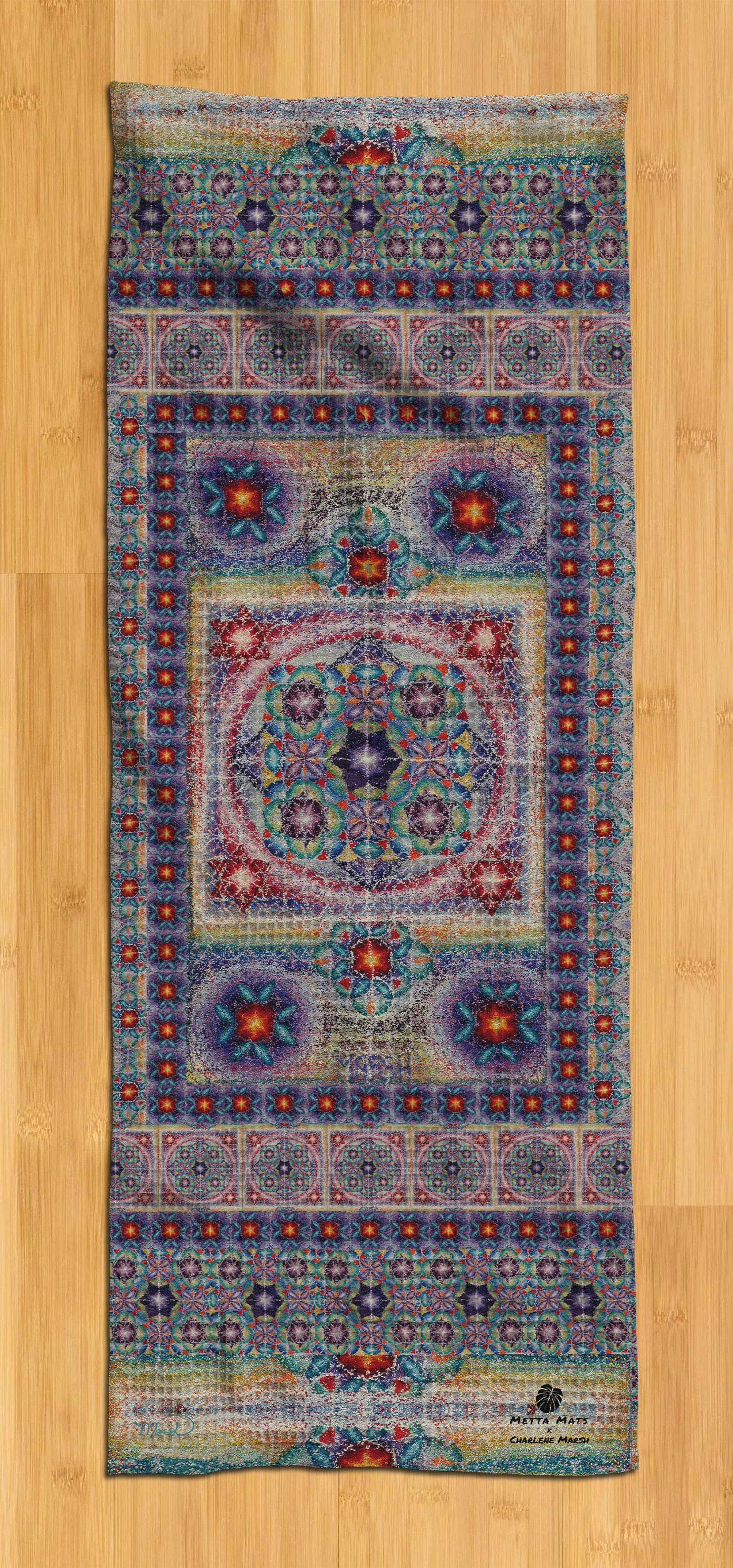"Om Tara" Yoga Towel