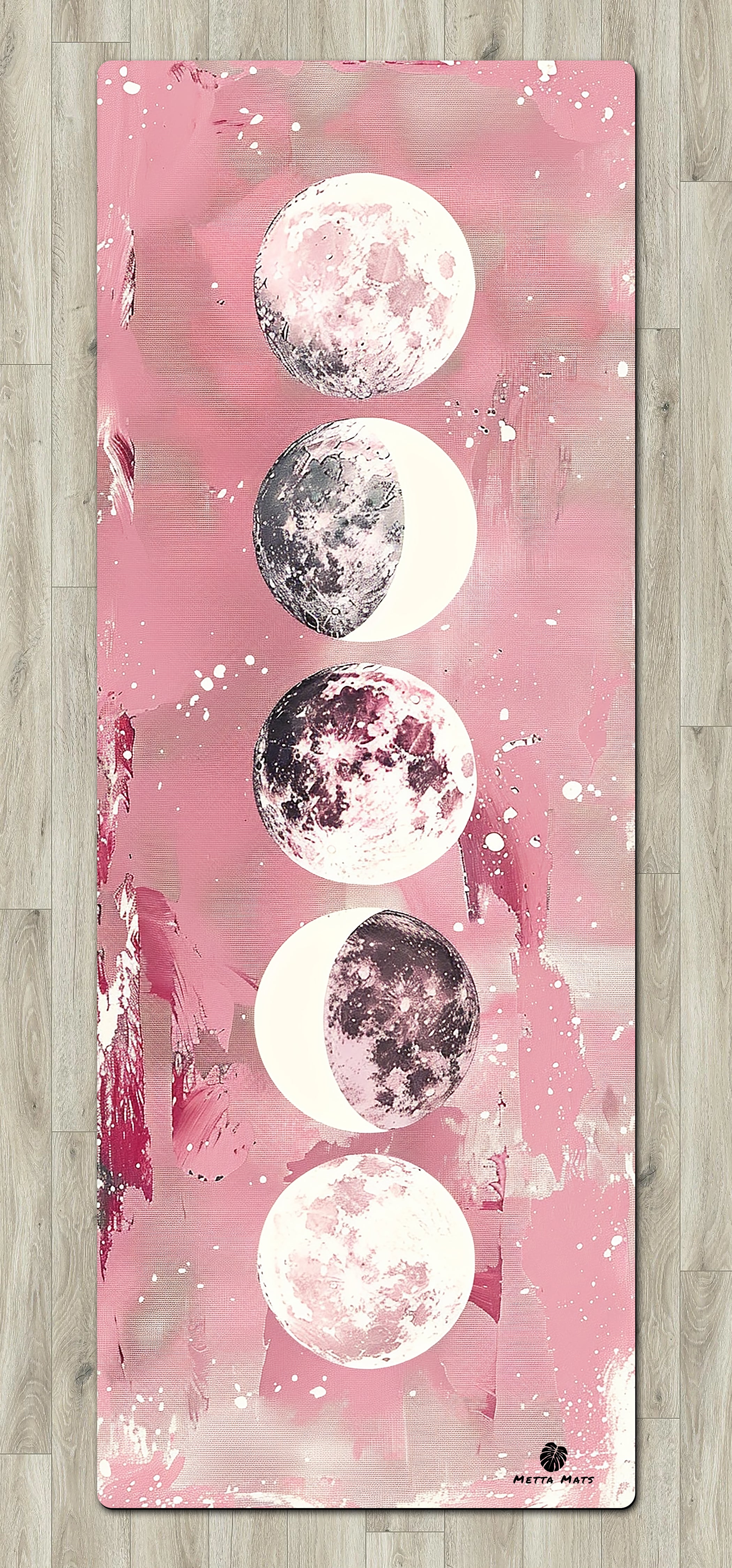 "Phases in Pink" Yoga Mat