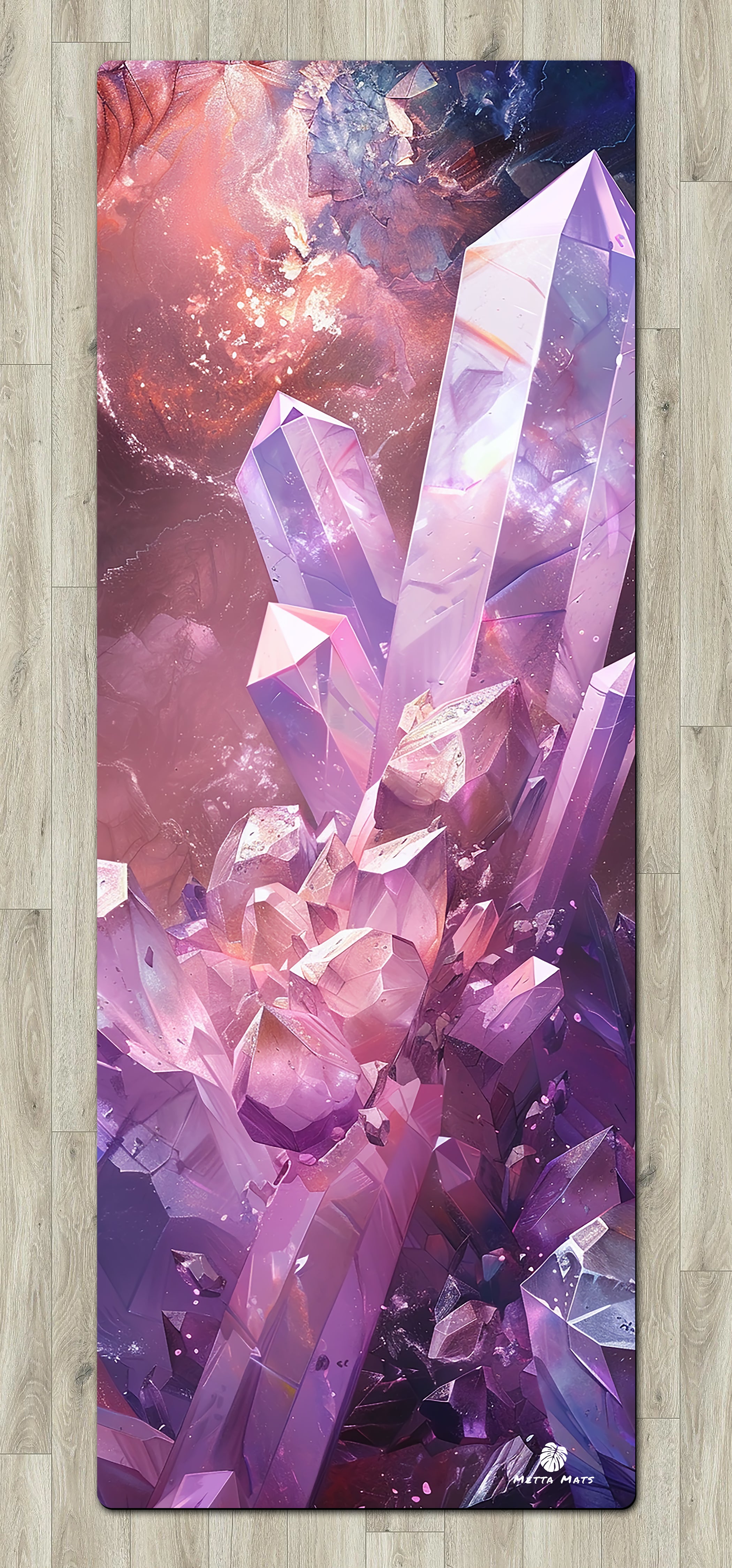 "Galactic Quartz" Yoga Mat