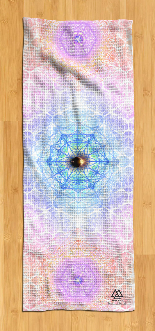 "Pink Mandala" Yoga Towel