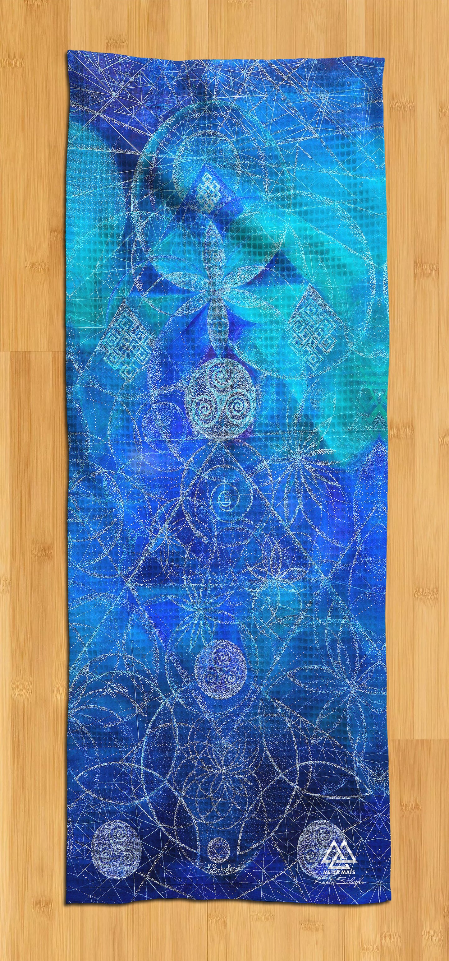 "Seeds of Support" Yoga Towel
