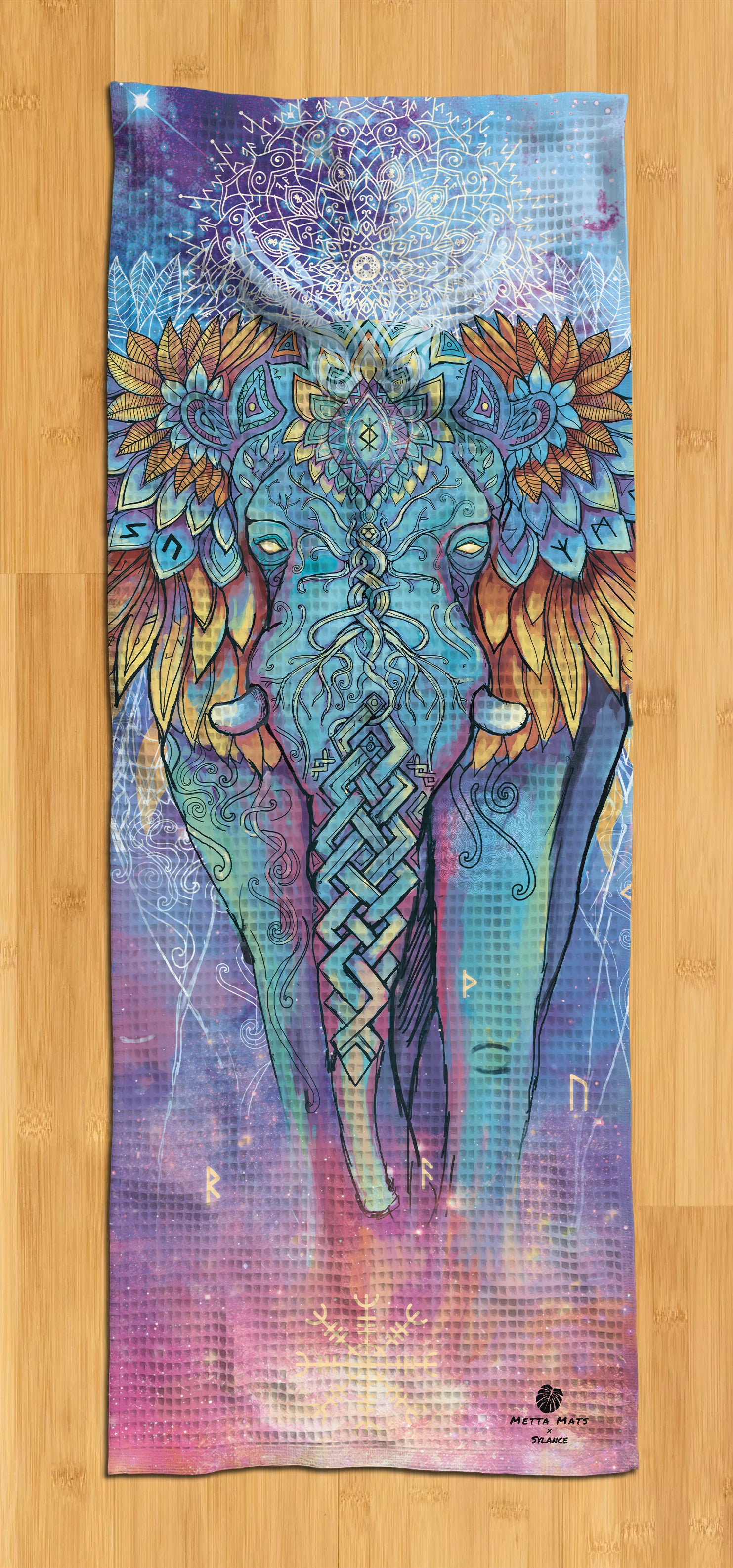 "Elephant Spirit" Yoga Towel