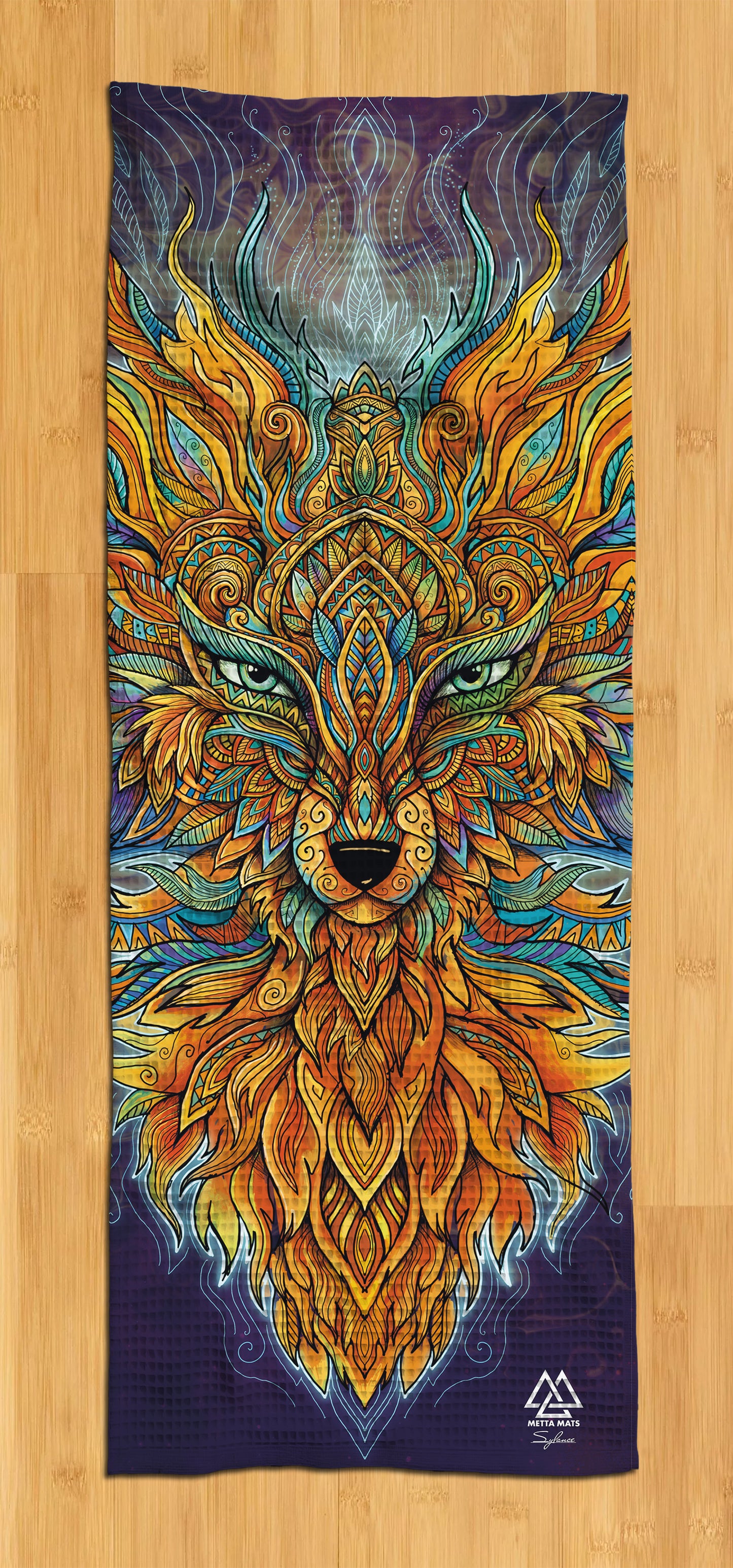 "Fox Spirit" Yoga Towel