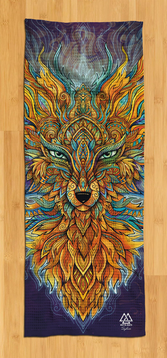 "Fox Spirit" Yoga Towel