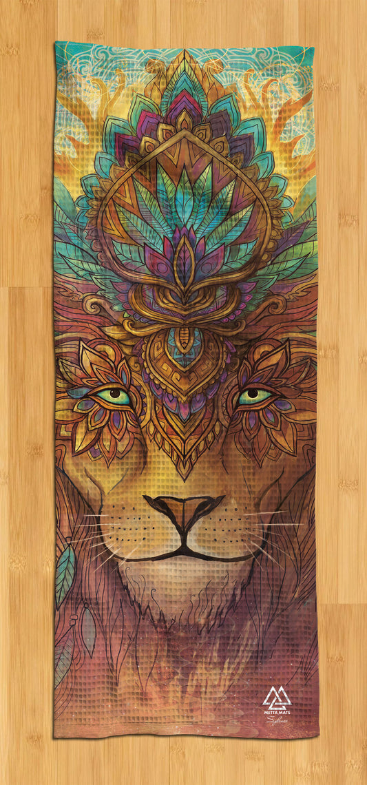 "Lion Spirit" Yoga Towel