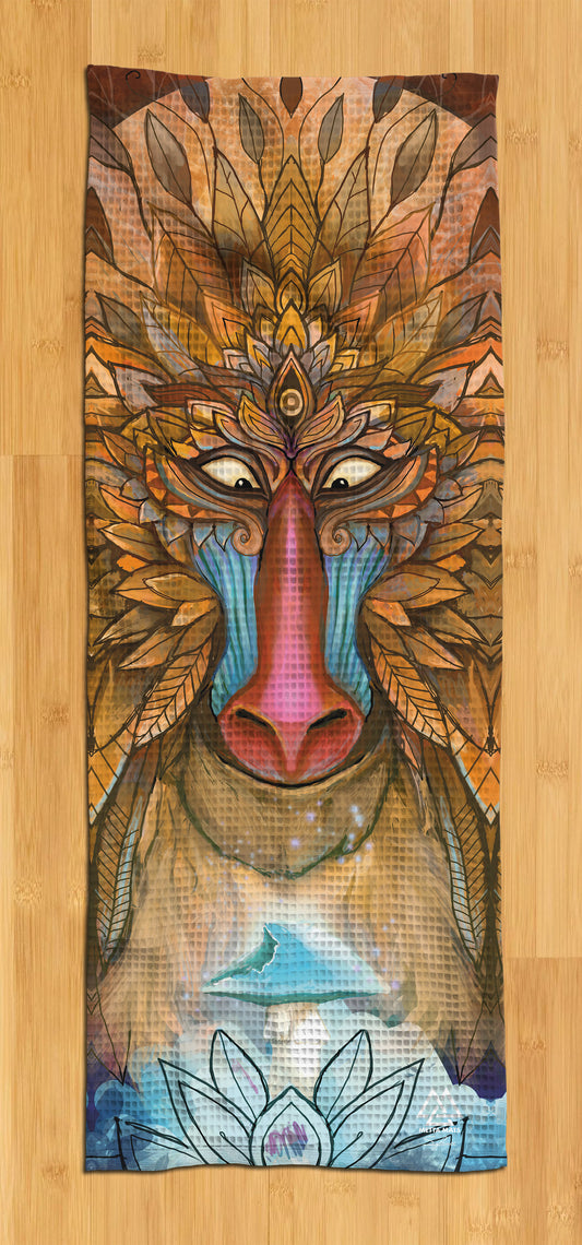 "Monkey Spirit" Yoga Towel