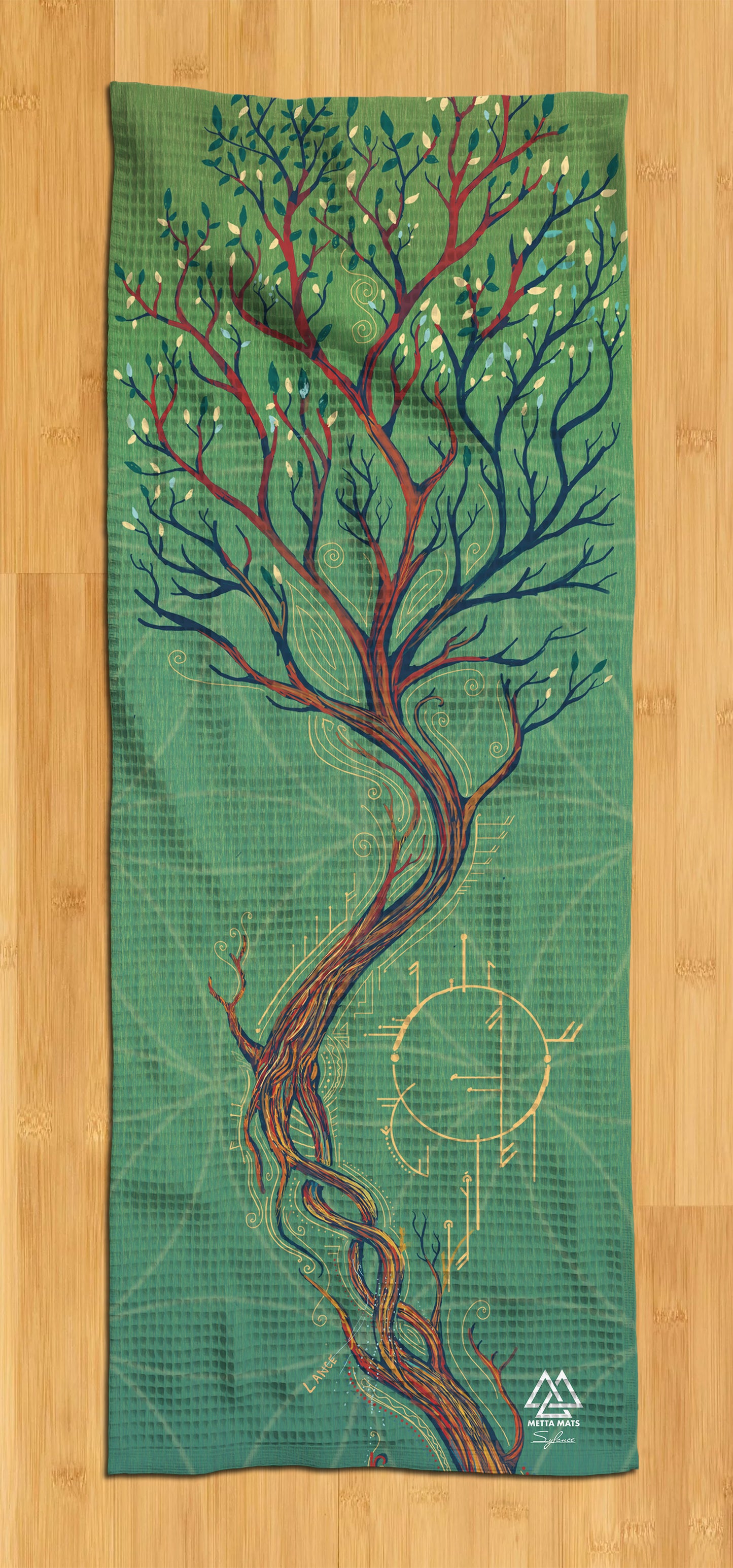 "Tree" Yoga Towel