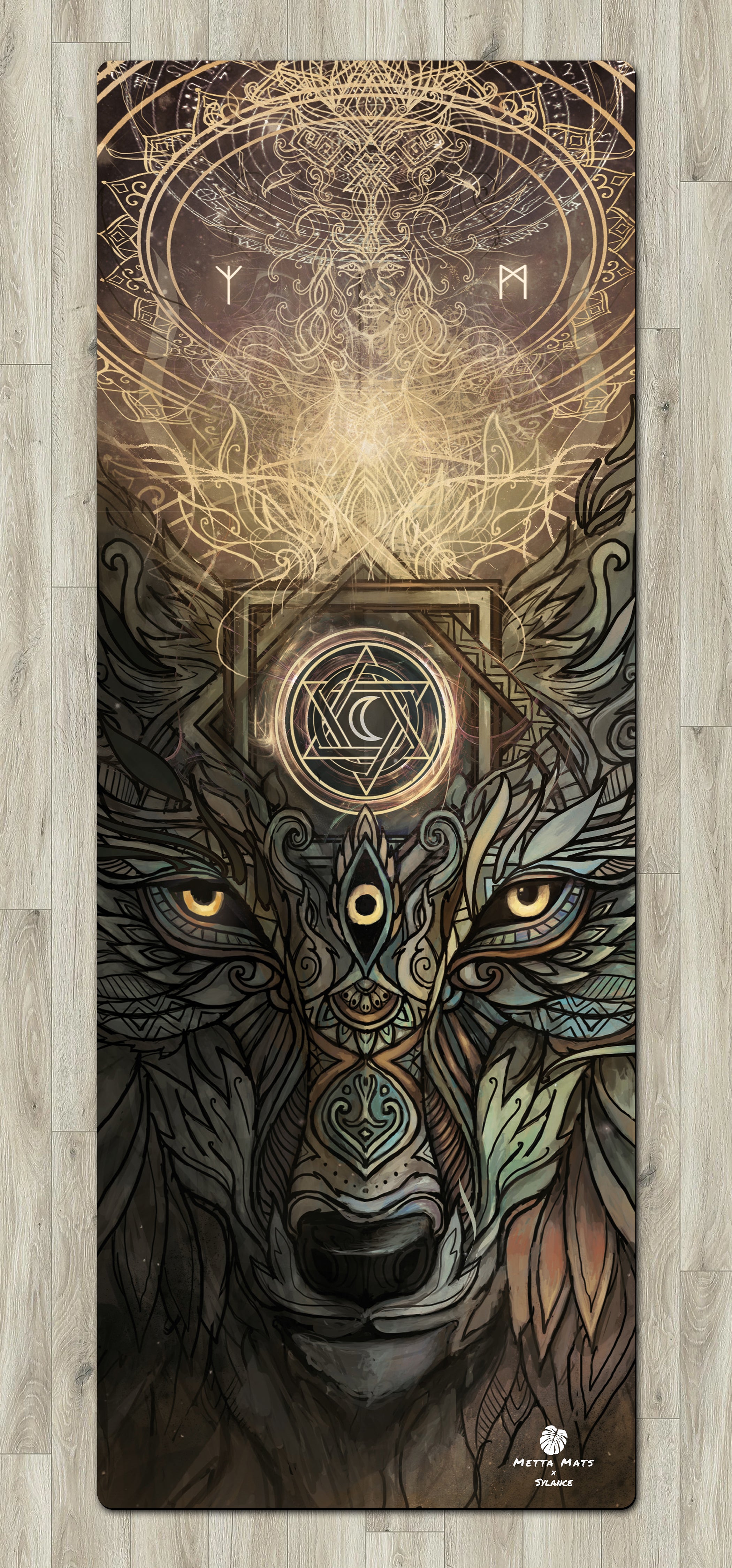 "Spirit Wolf" Yoga Mat