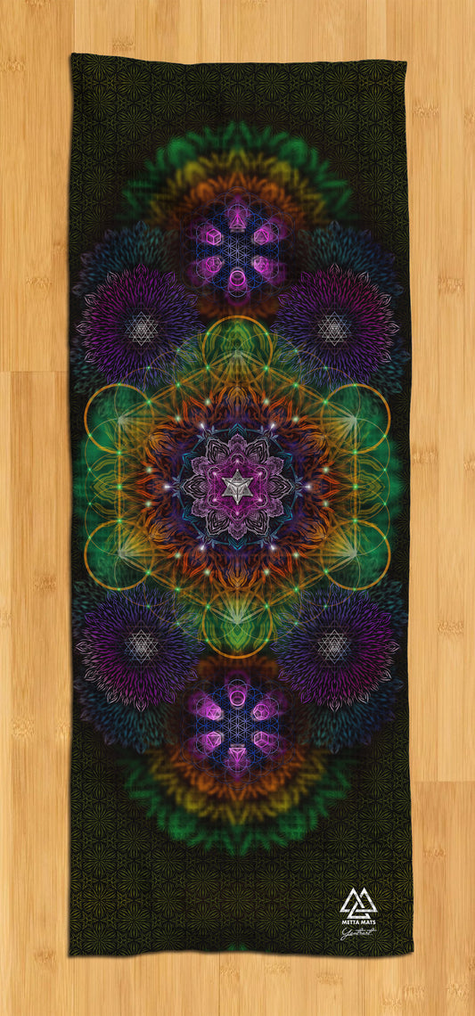 "Geometric" Yoga Towel