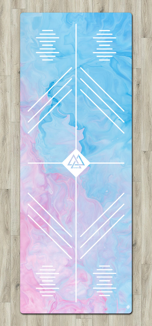"Cotton Candy Watercolors" Alignment Mat