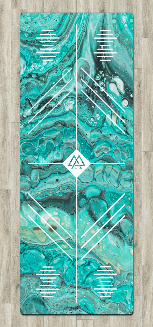 "Liquid Art" Alignment Mat