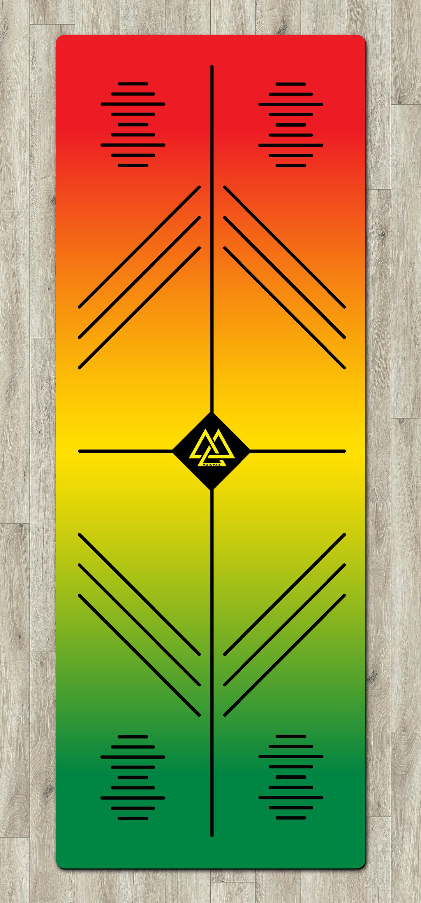 "Rasta Watermelon" Alignment Mat