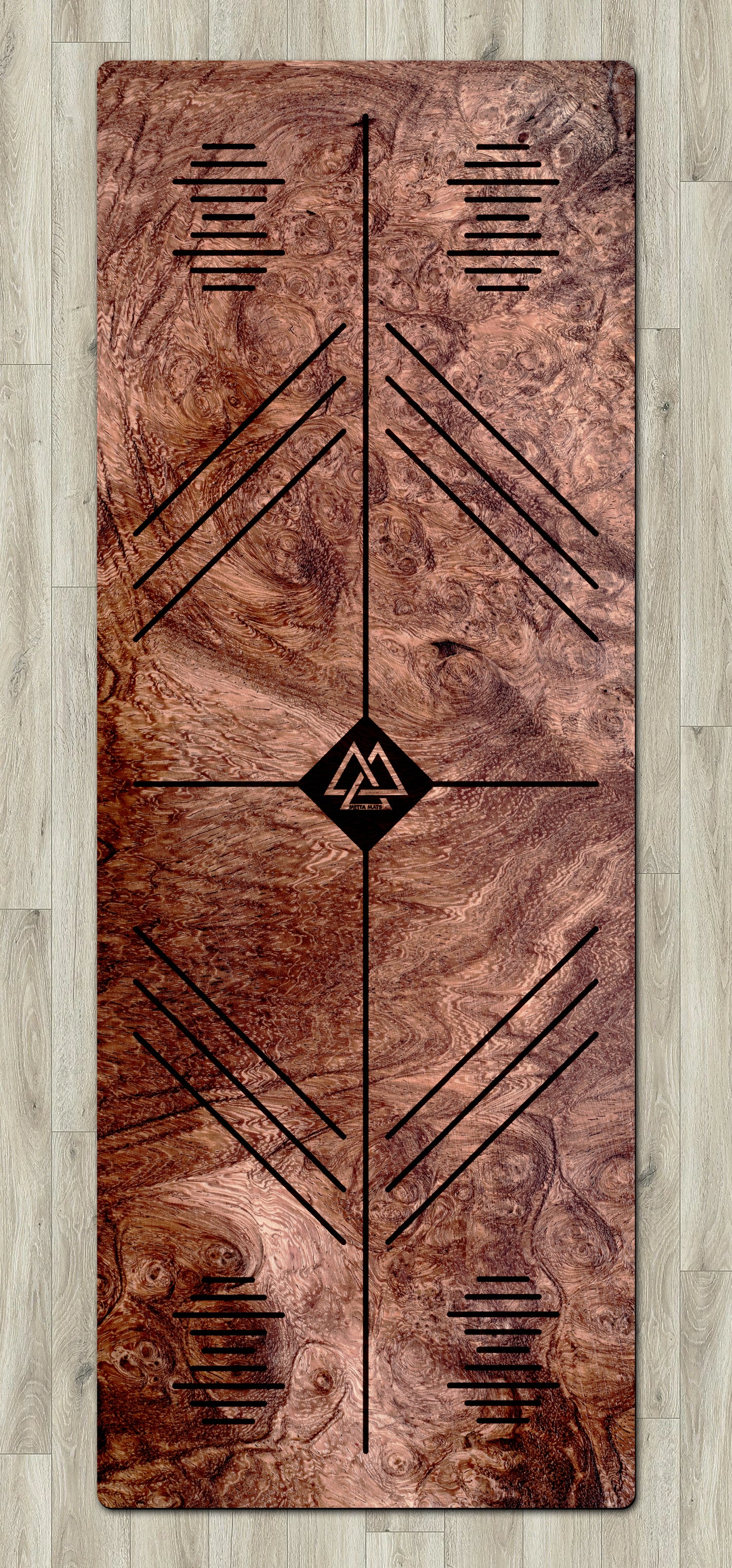 "Marbled Woodgrain" Alignment Mat