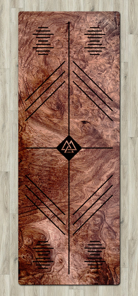 "Marbled Woodgrain" Alignment Mat