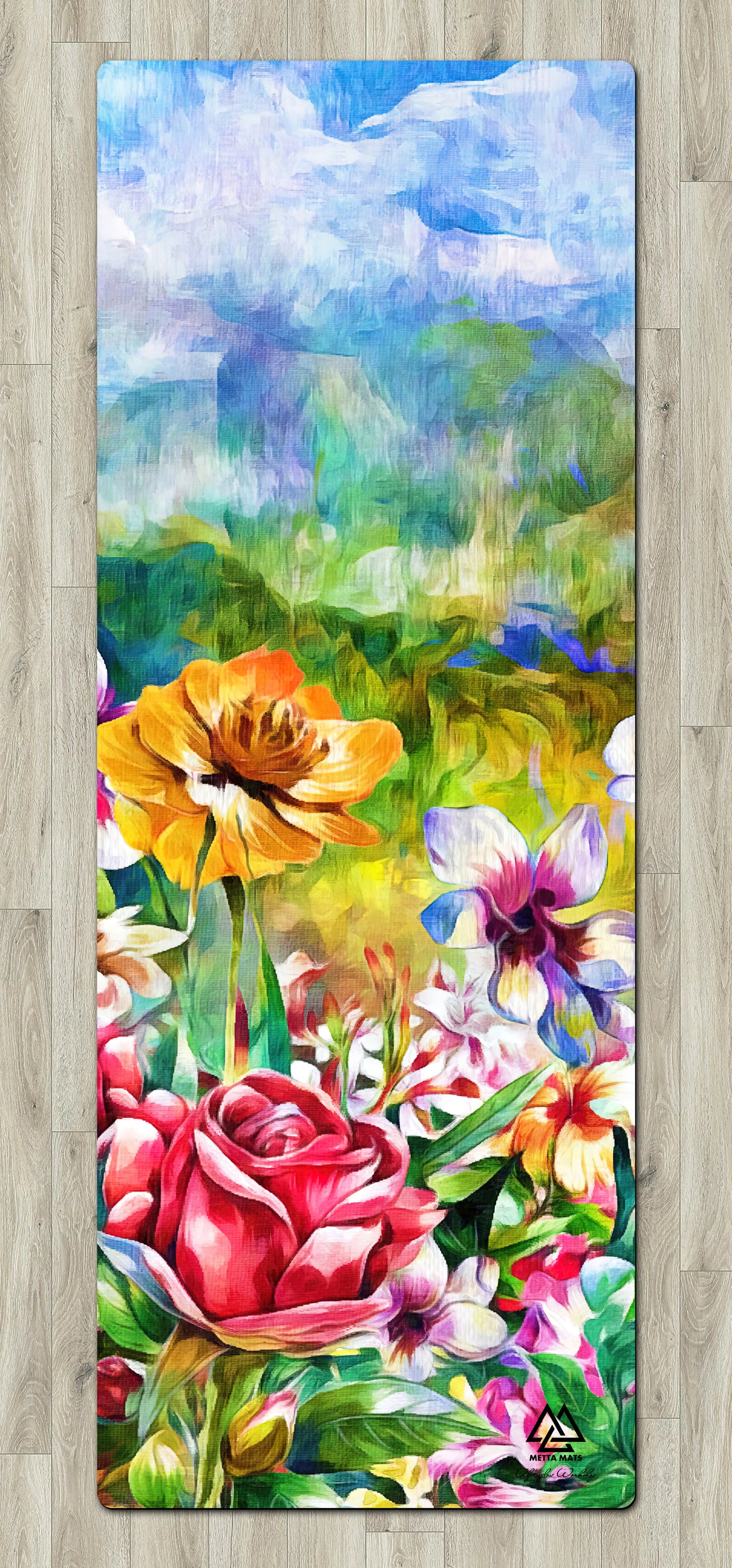 "Wildflower Meadow" Yoga Mat