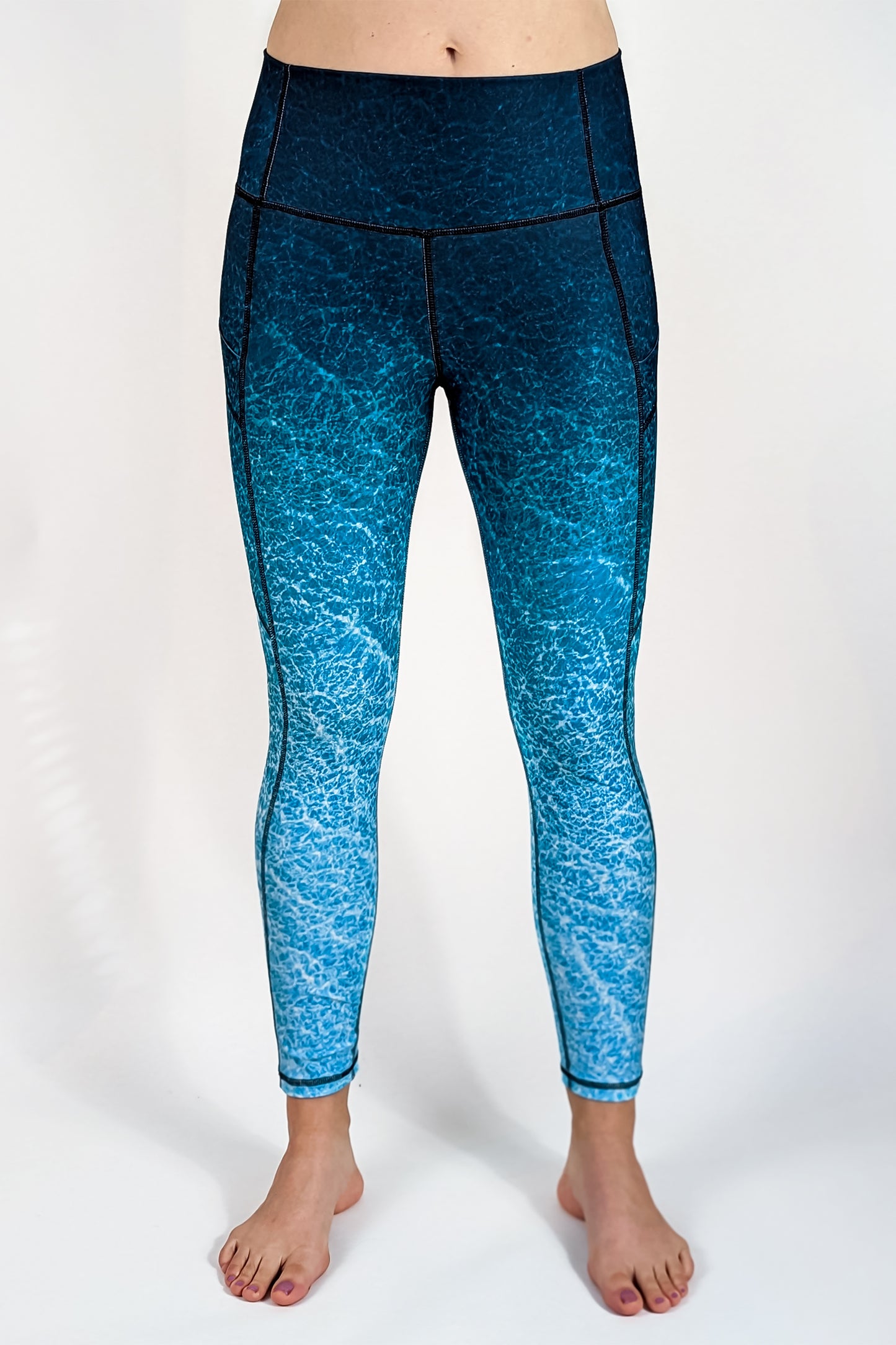 "Clearwater Cool" Yoga Leggings