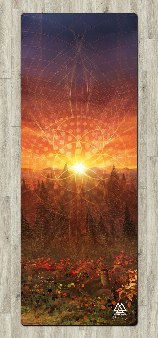 "Solar Memory" Yoga Mat