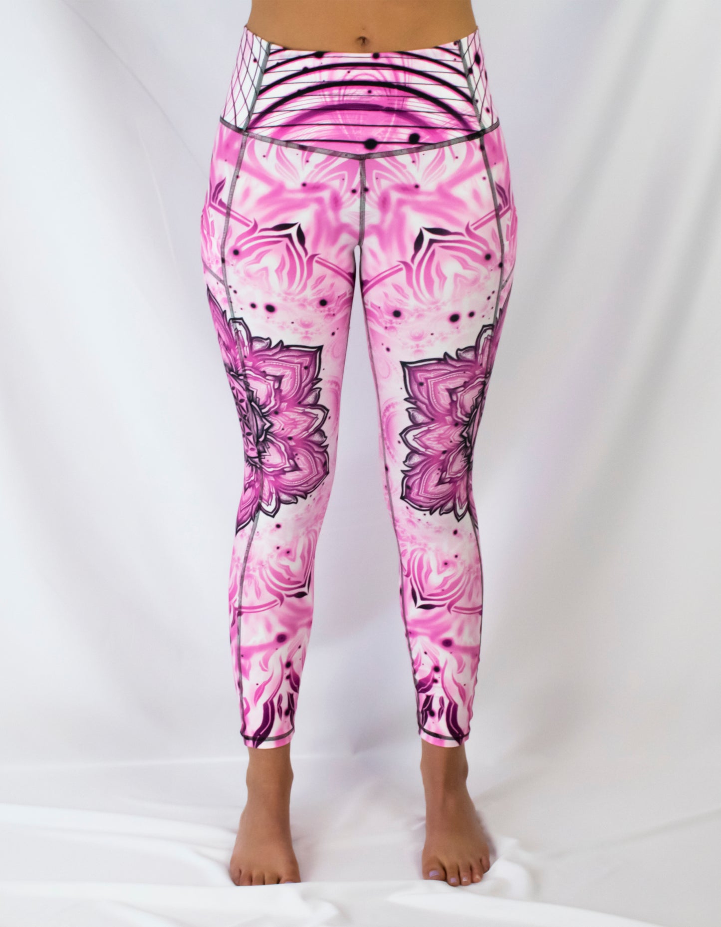 "Aligned Flower" Yoga Leggings
