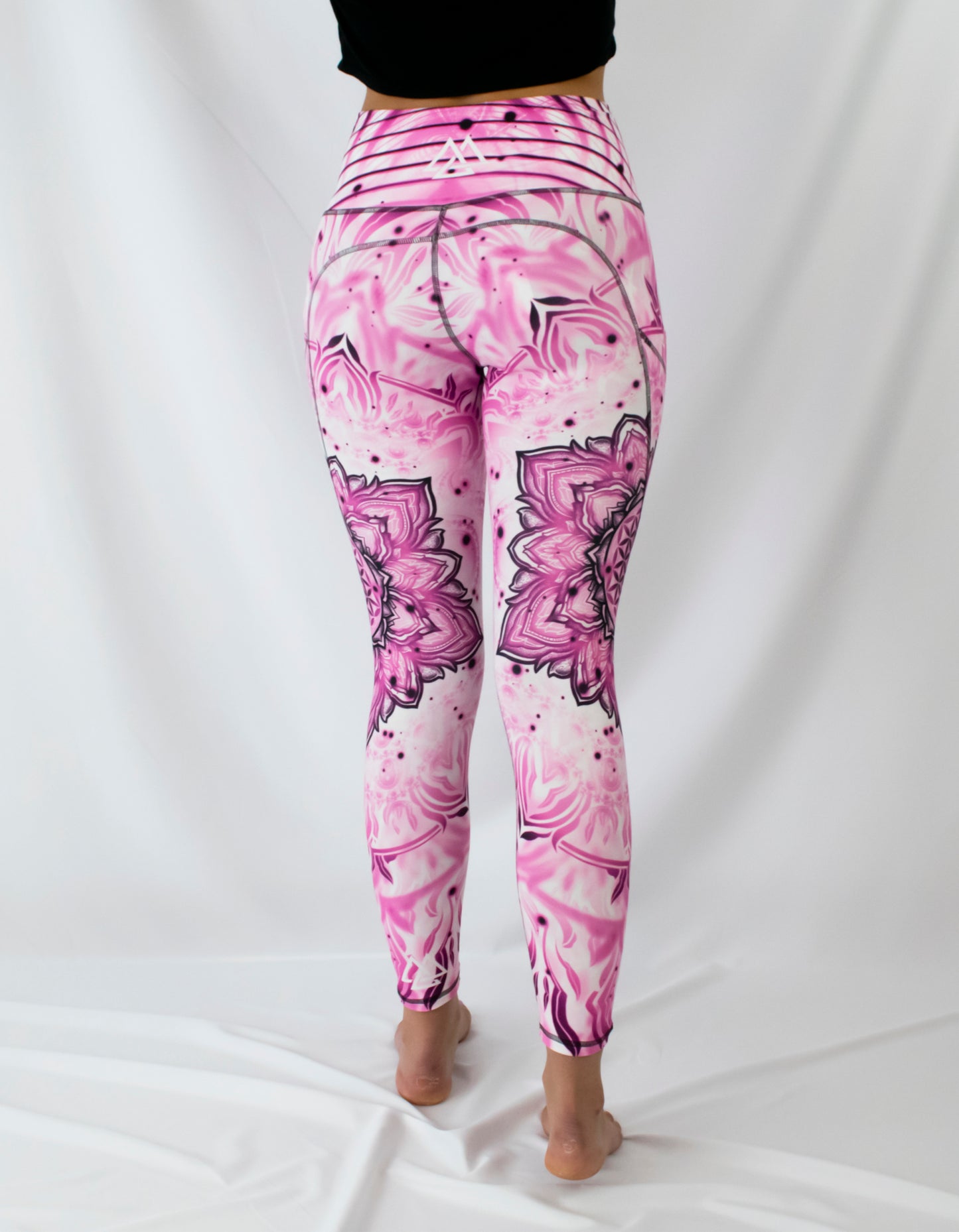 "Aligned Flower" Yoga Leggings