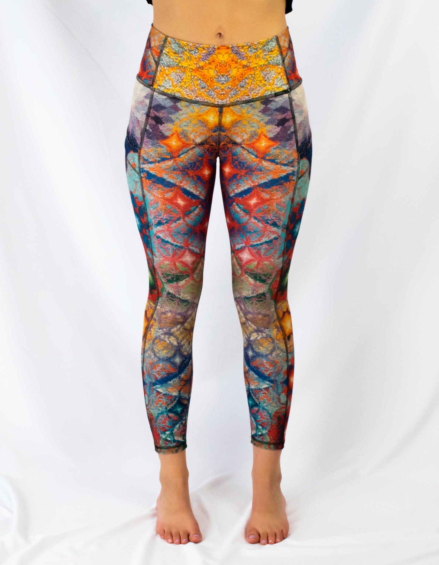 "Aum Shanti" Yoga Leggings