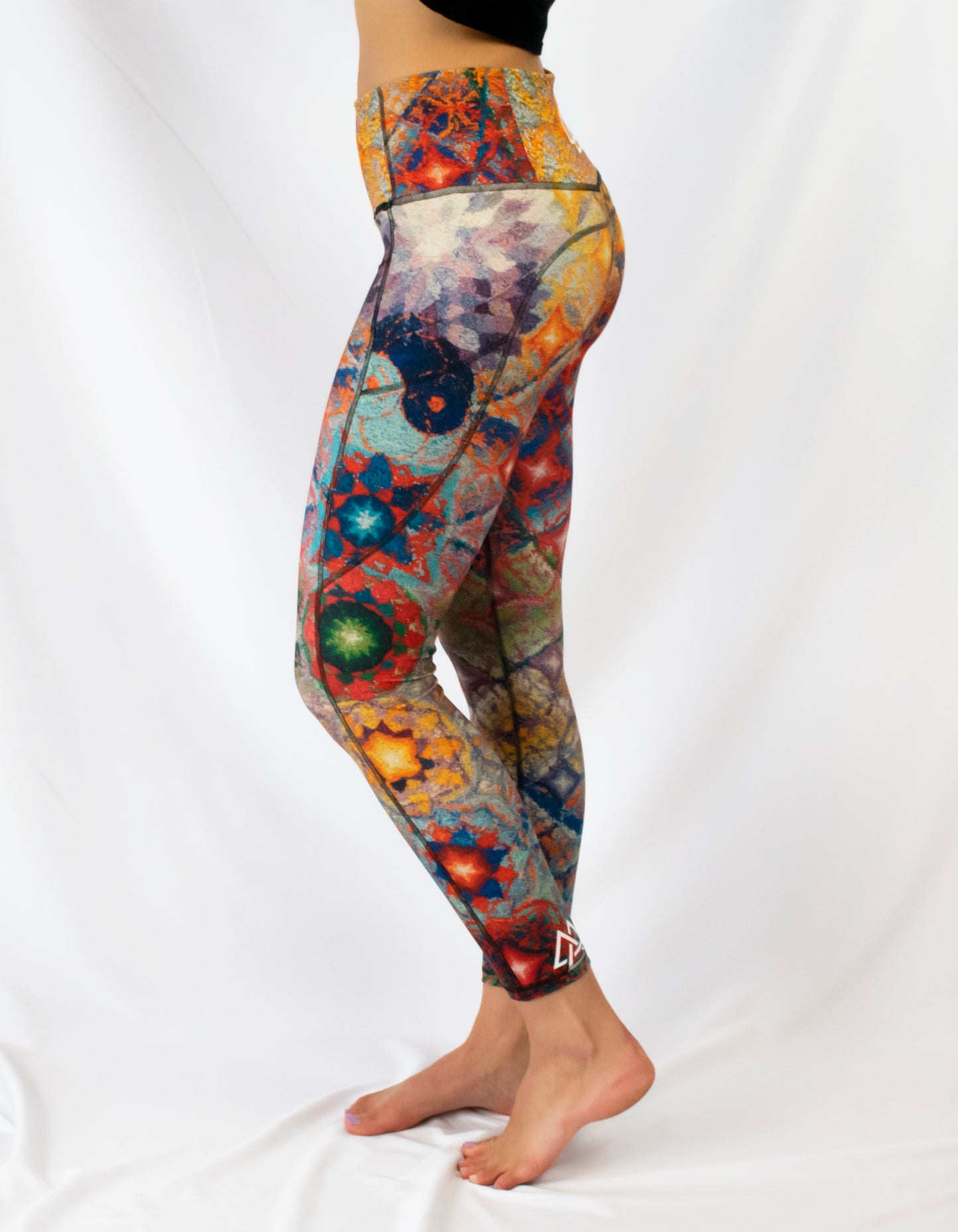 "Aum Shanti" Yoga Leggings