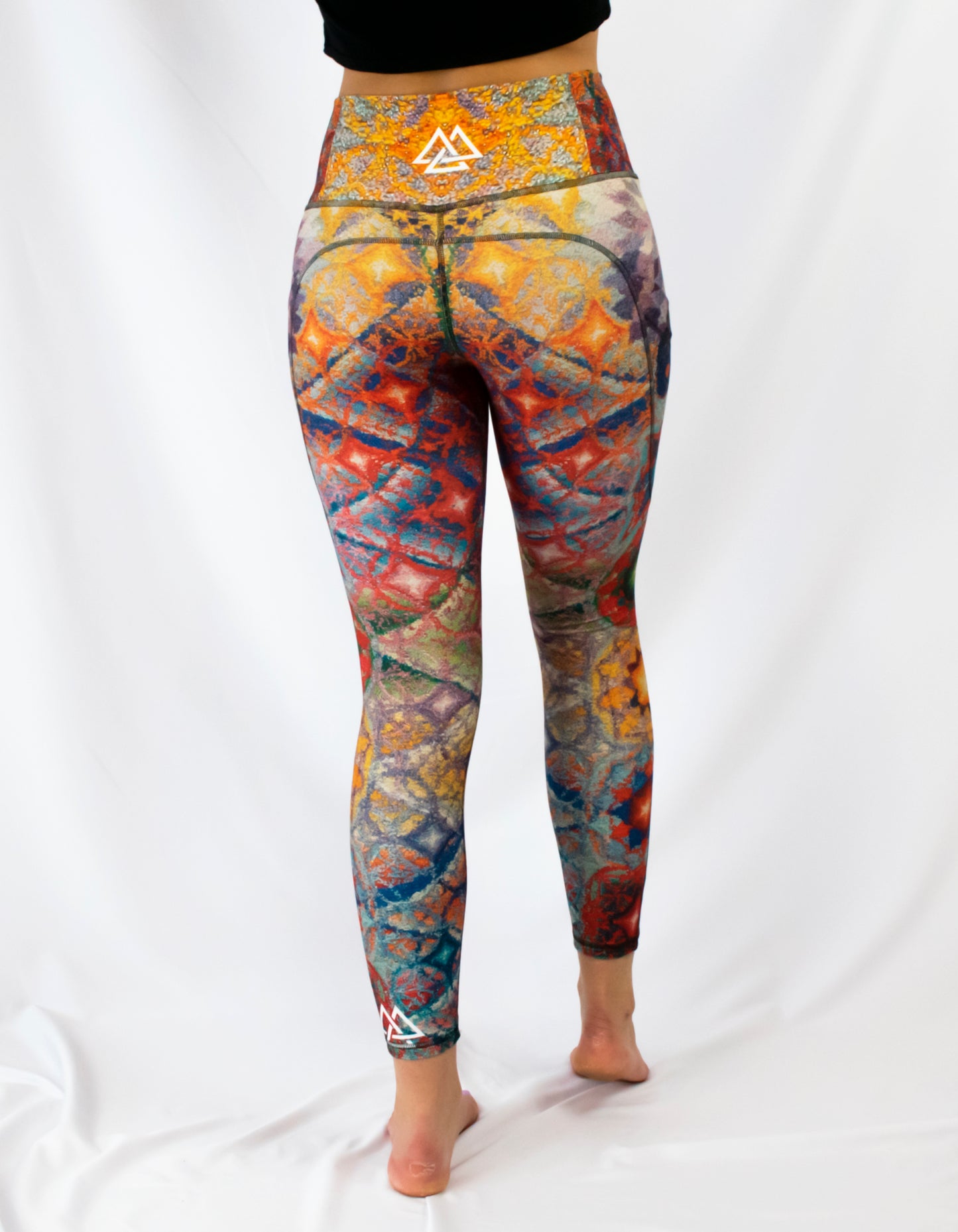 "Aum Shanti" Yoga Leggings