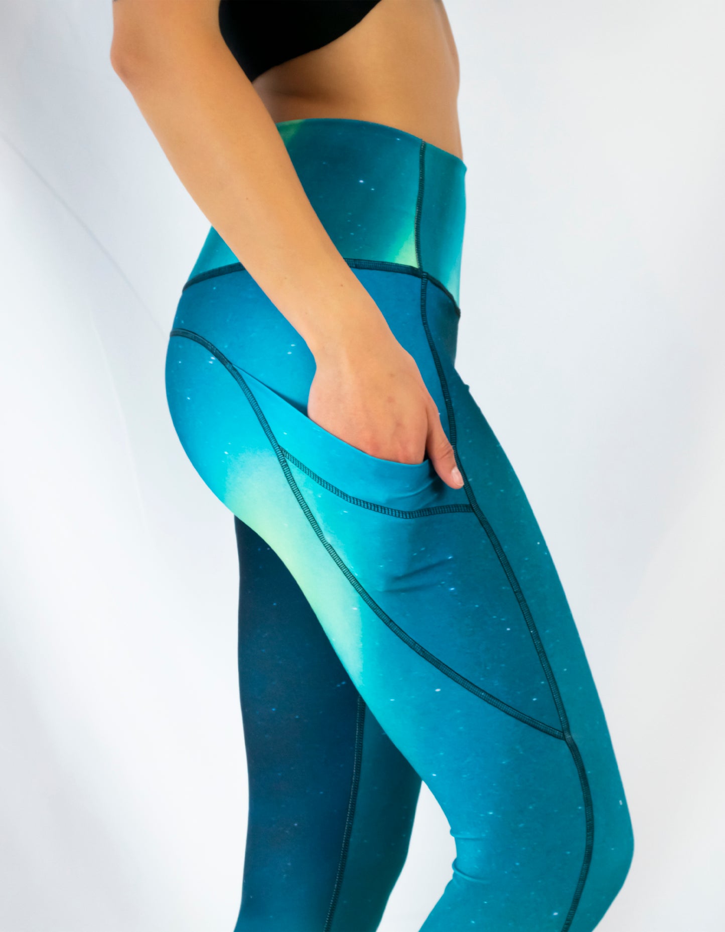 "Northern Lights" Yoga Leggings