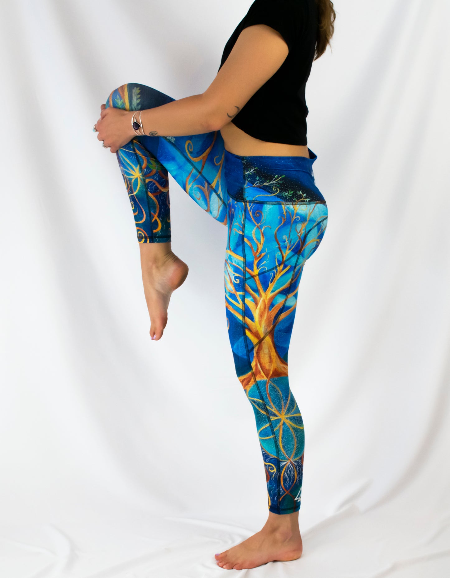 "Alchemical Growth" Yoga Leggings