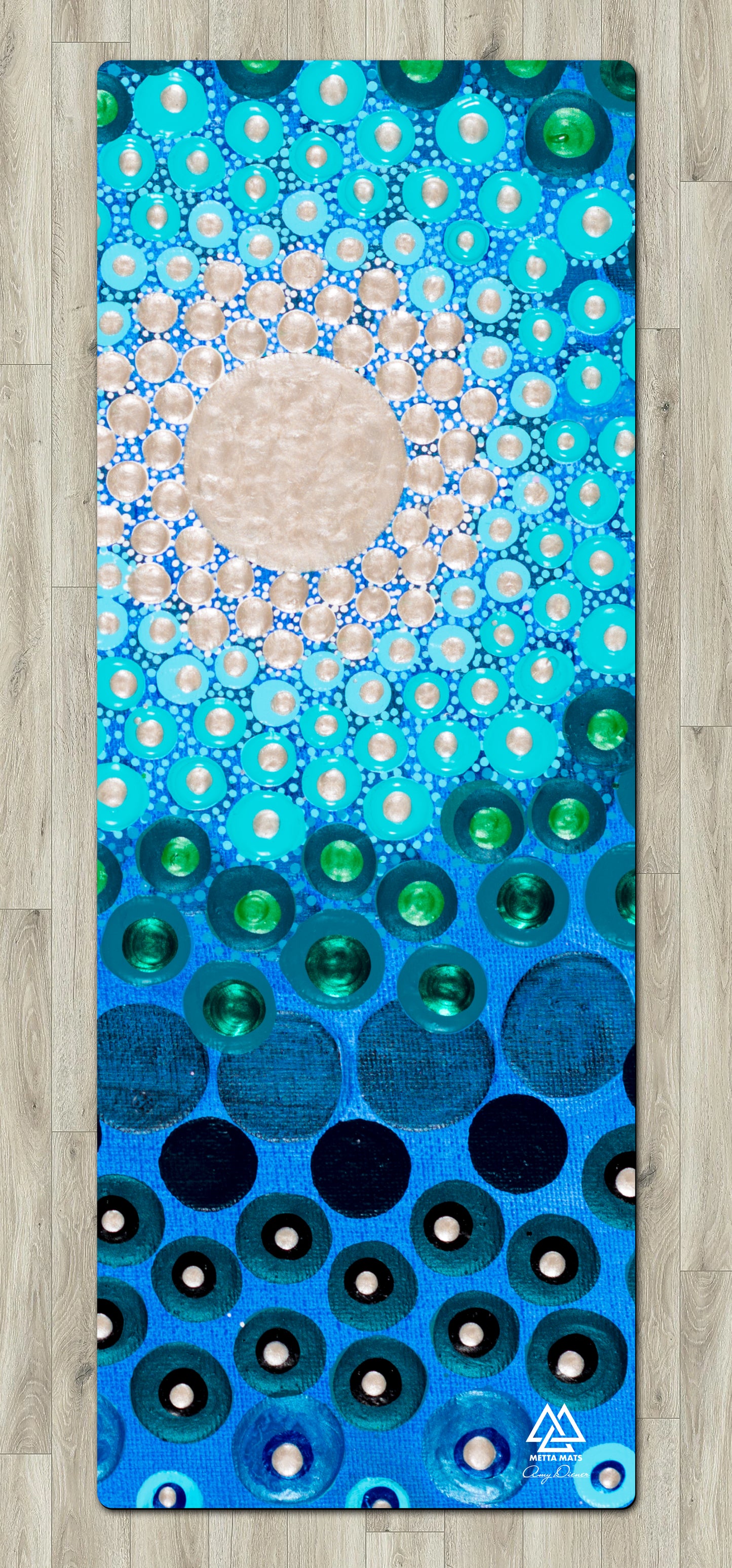 "Vibrant Blue" Yoga Mat