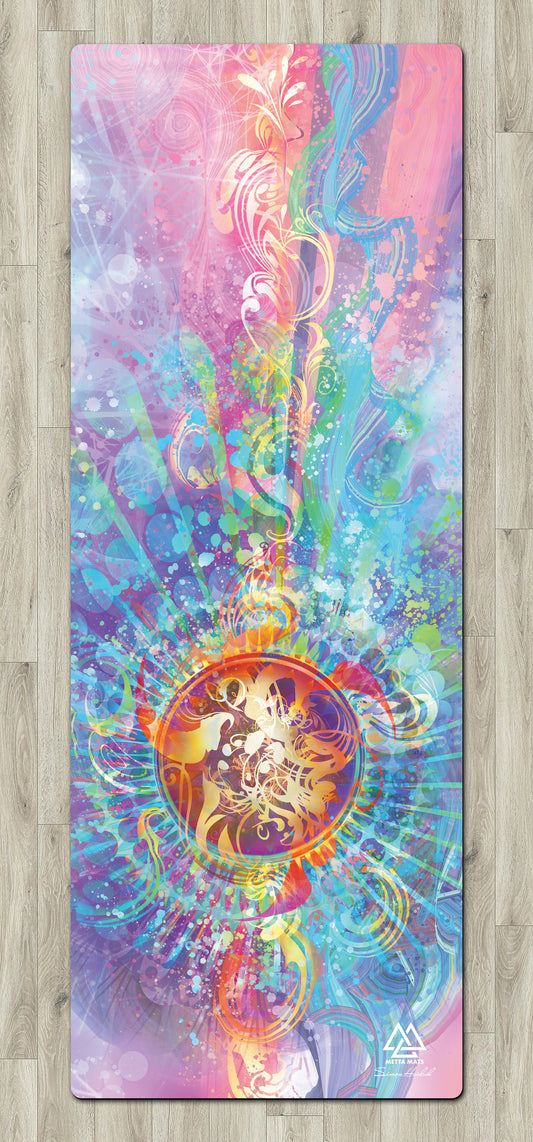 "Solar Wave" Yoga Mat