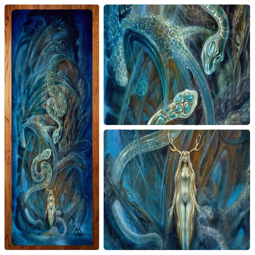 "Aligning to the Realm" Yoga Mat