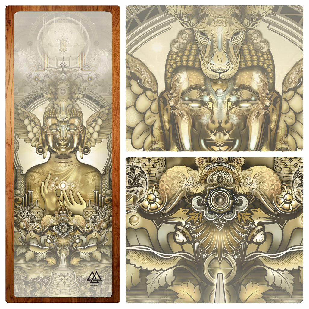 "The Golden Elixir" Yoga Mat