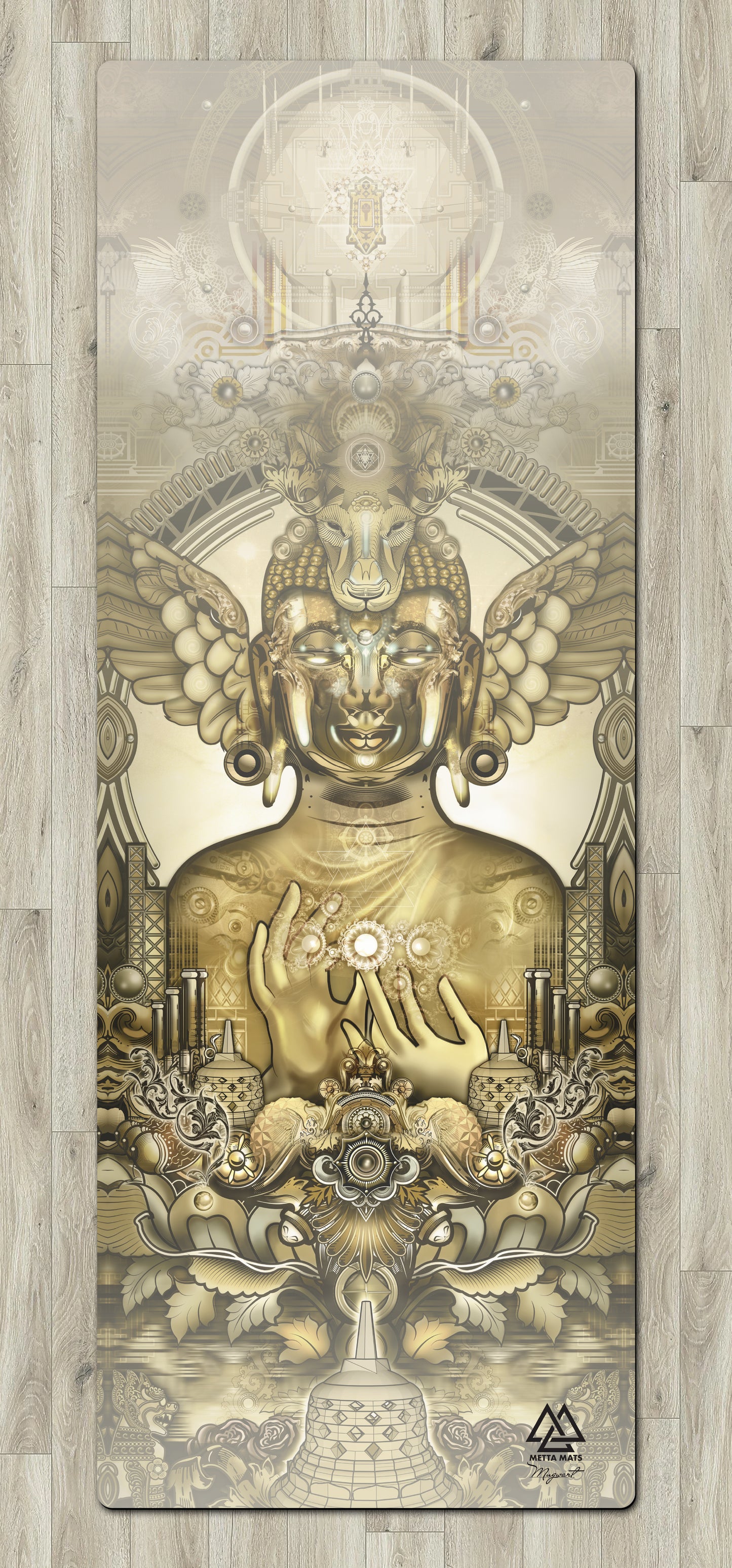"The Golden Elixir" Yoga Mat