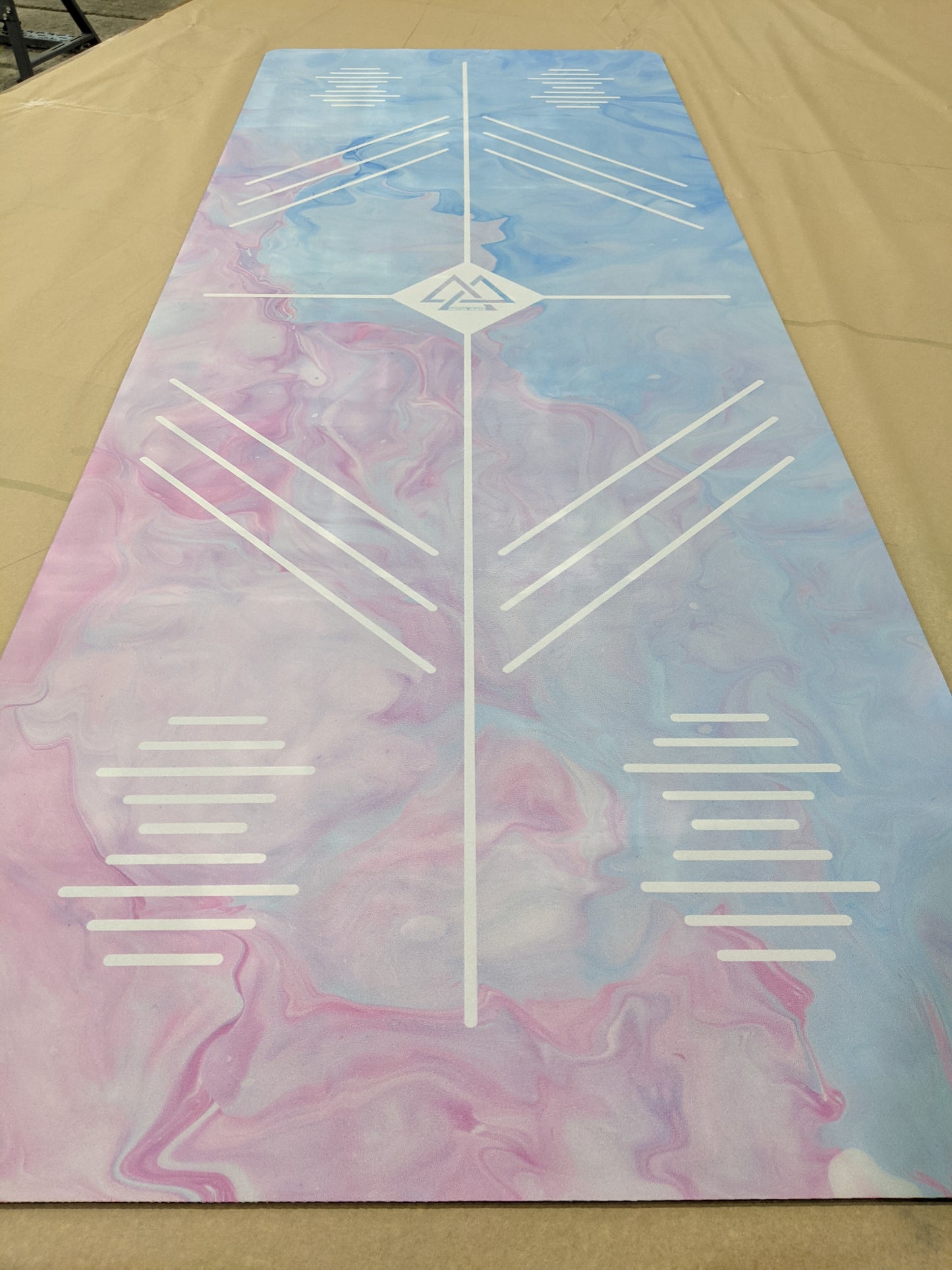"Cotton Candy Watercolors" Alignment Mat