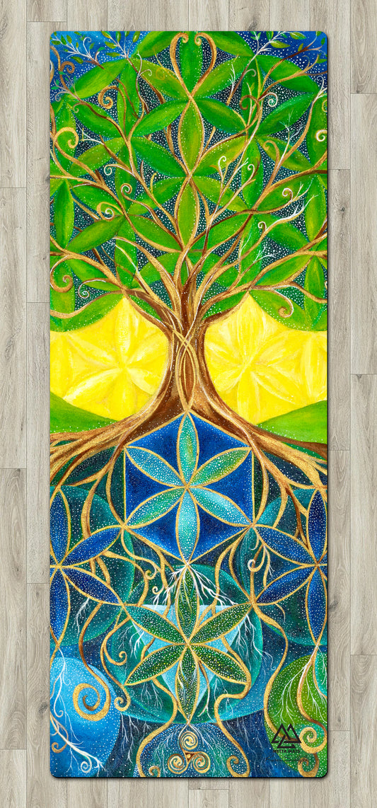 "Summer Tree" Yoga Mat