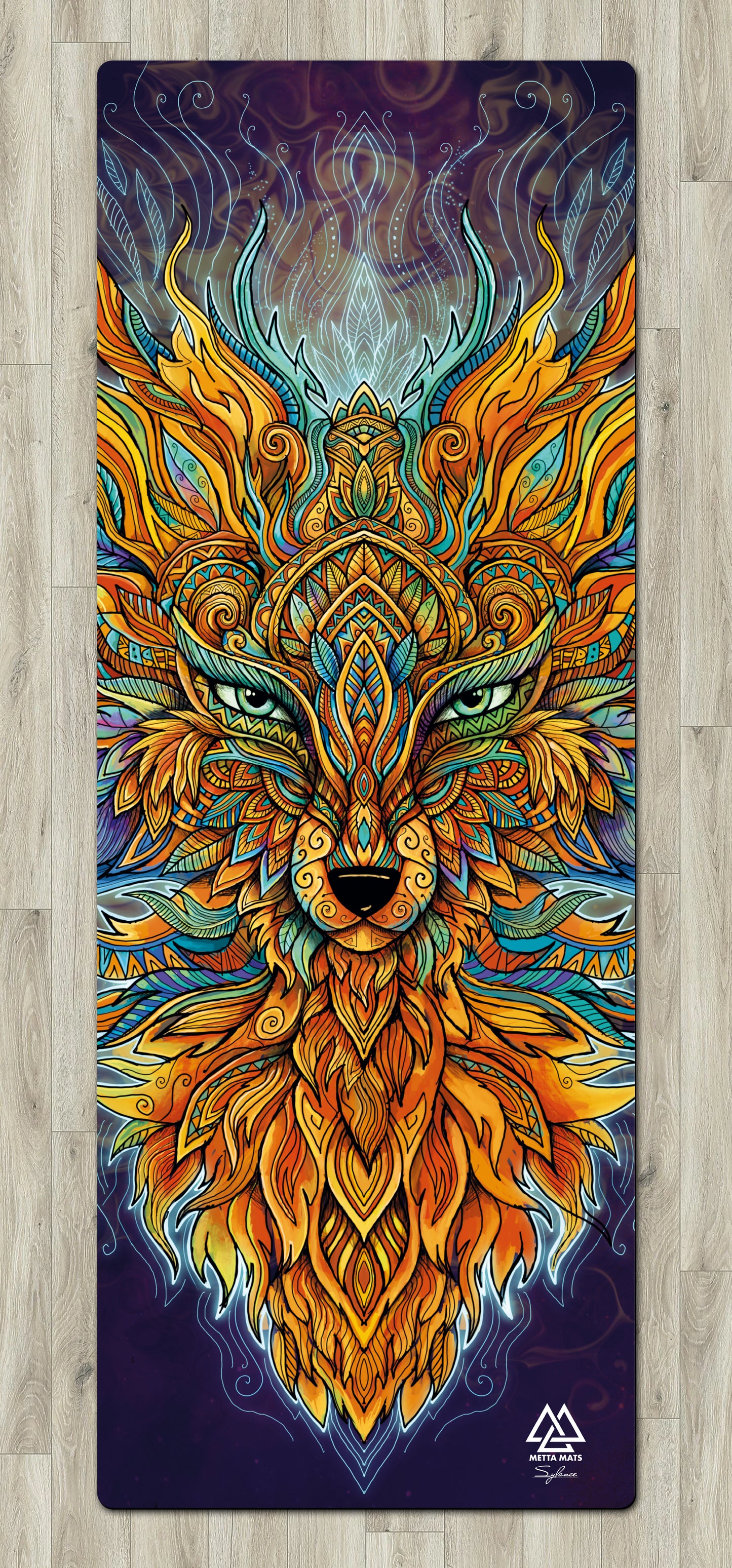 Colorful Yoga Mat - Zero Fox Given - Cute Animal Yoga Mat [Fun Present],  Mats -  Canada