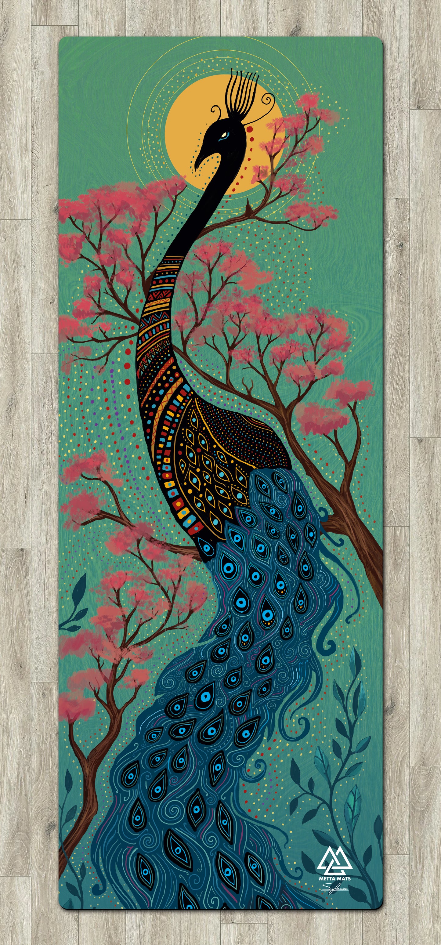 "Peacock" Yoga Mat