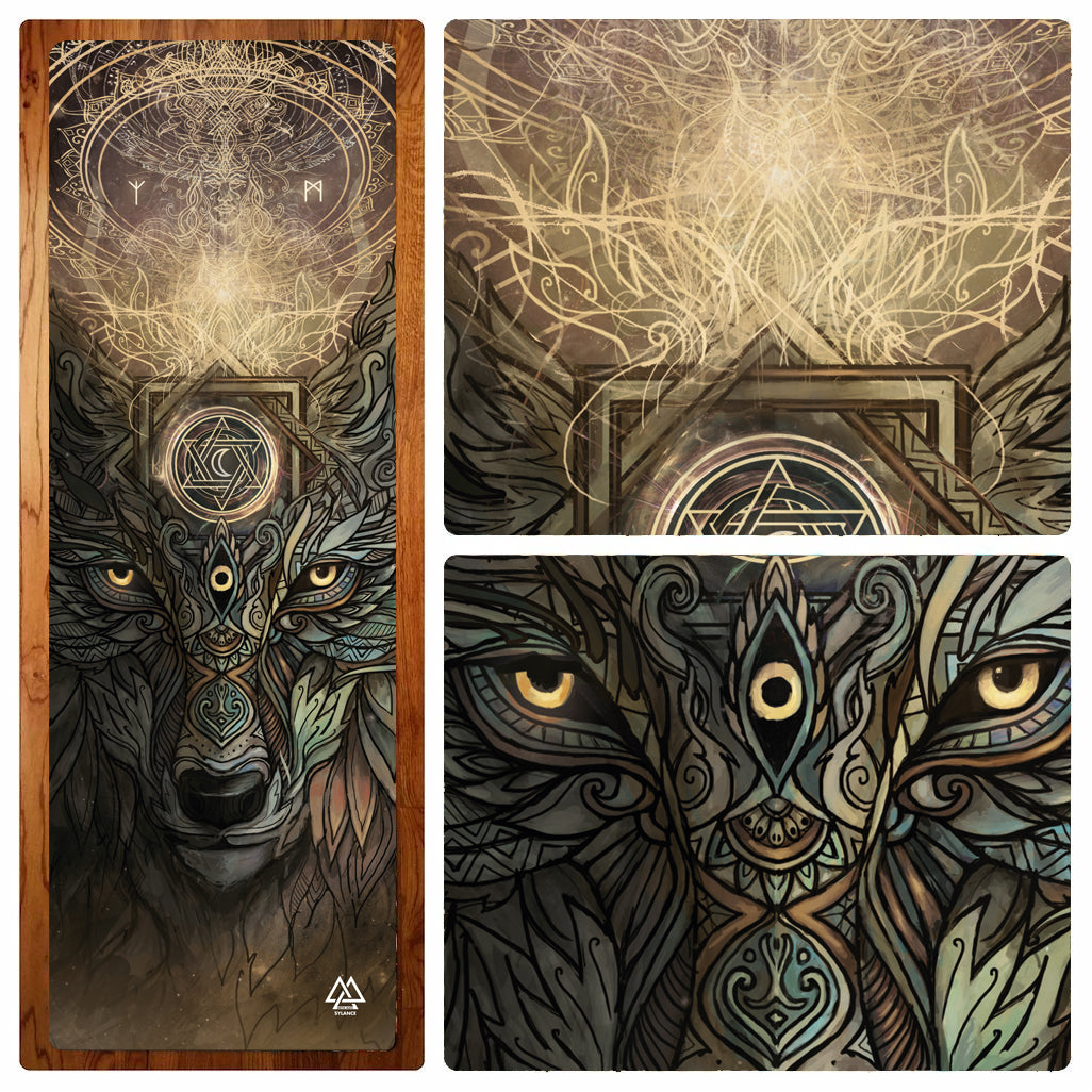 "Wolf Spirit" Yoga Mat