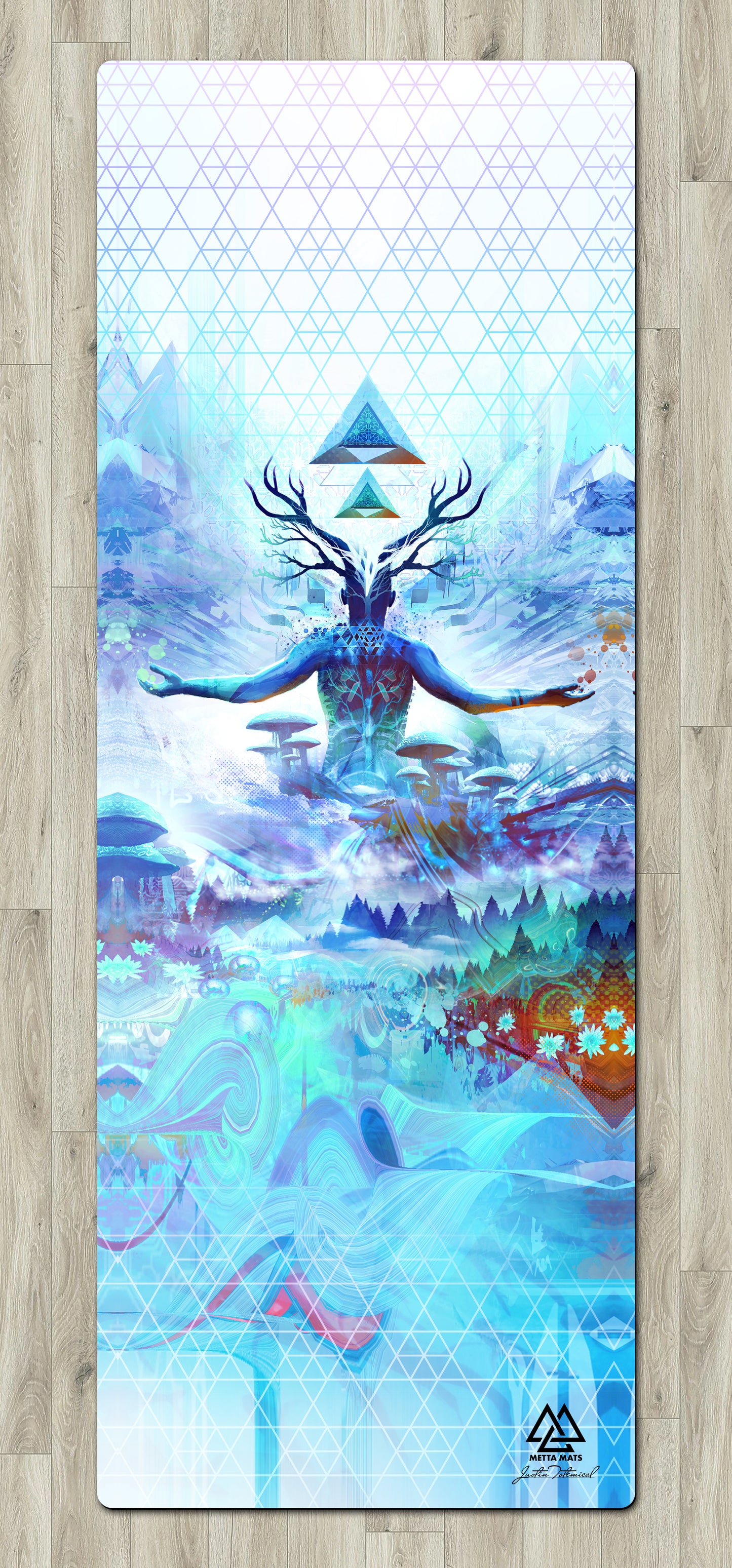 "Hikari Mantra" Yoga Mat
