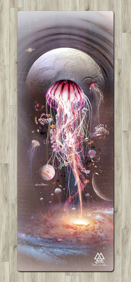 "Jellyfish Carnival" Yoga Mat